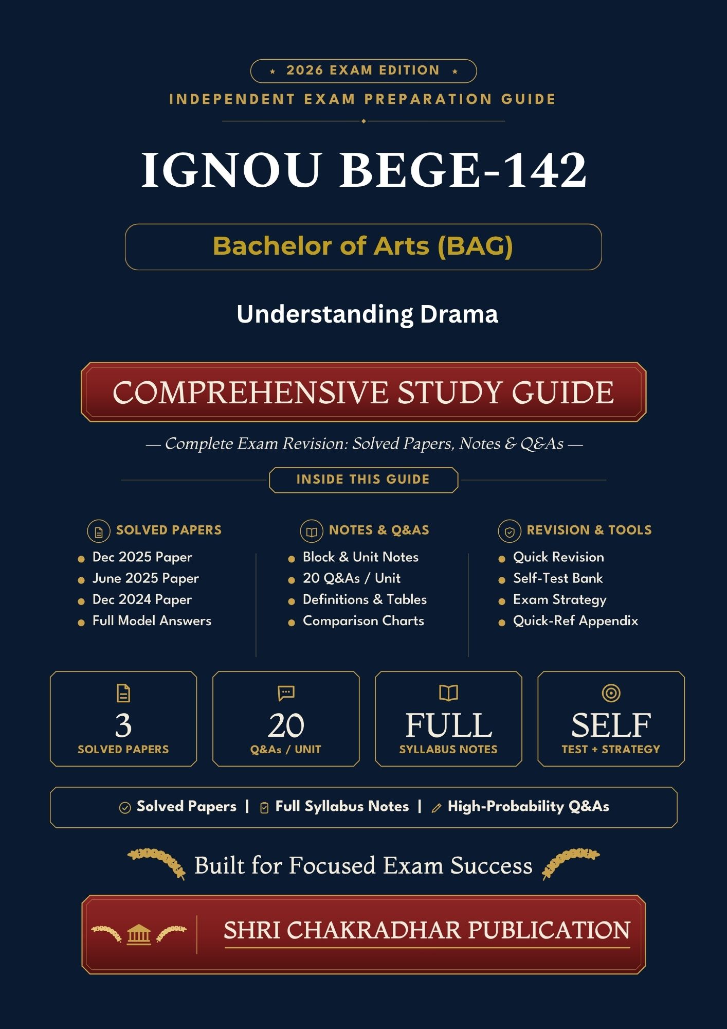 IGNOU BEGE-142 Book (Understanding Drama) | Study Guide