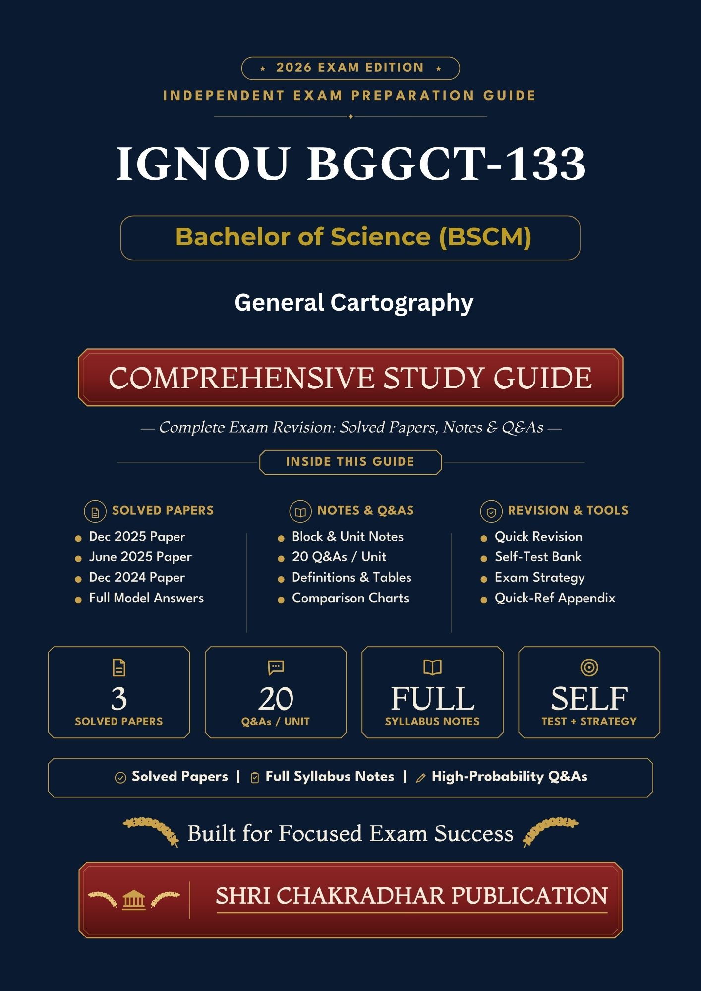 IGNOU BGGCT-133 Book (General Cartography) | Study Guide