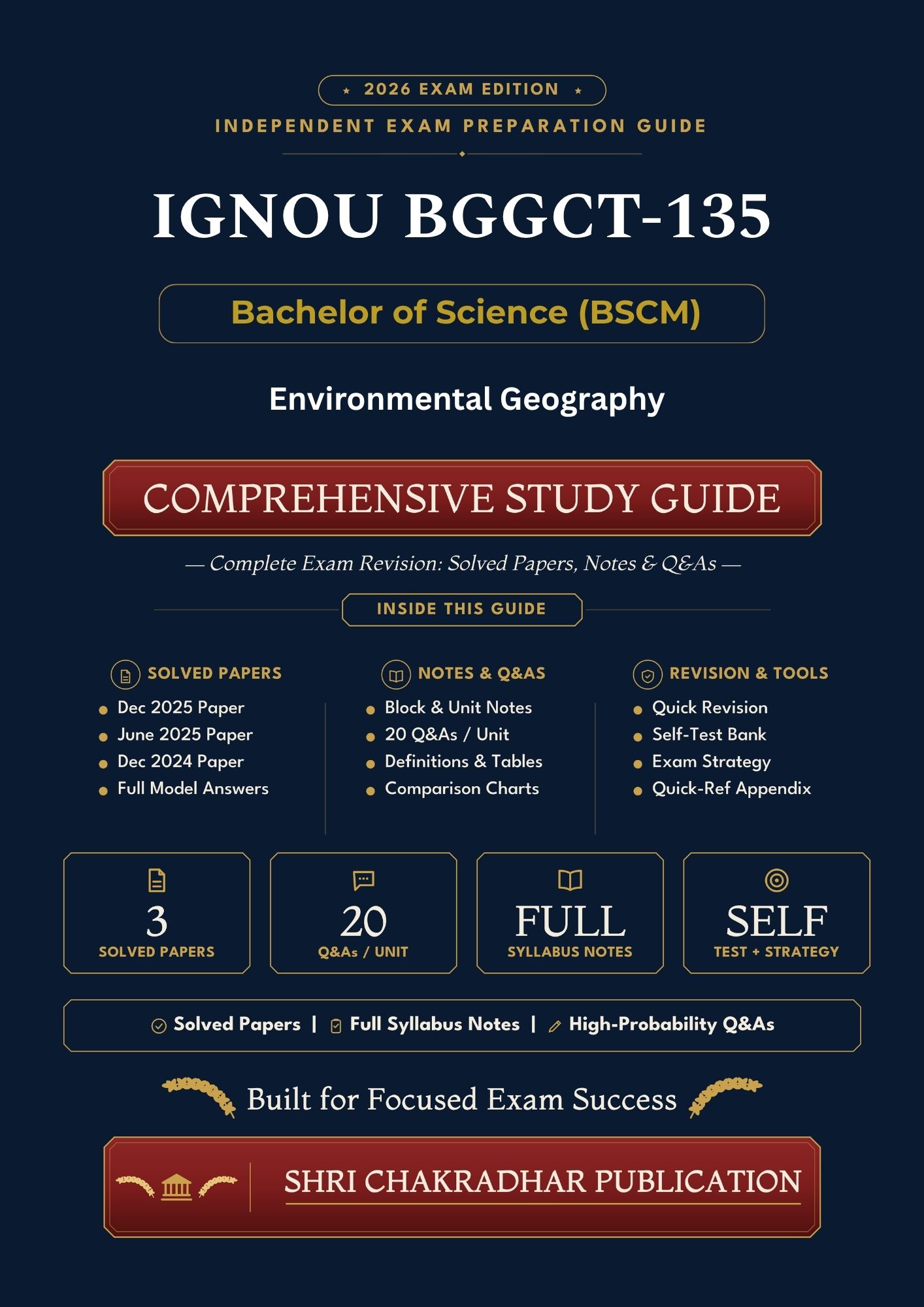 IGNOU BGGCT-135 Book (Environmental Geography) | Study Guide