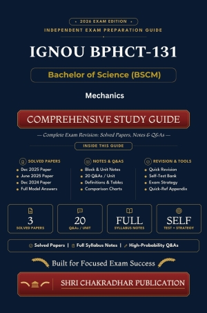 IGNOU BPHCT-131 Book (Mechanics) | Study Guide
