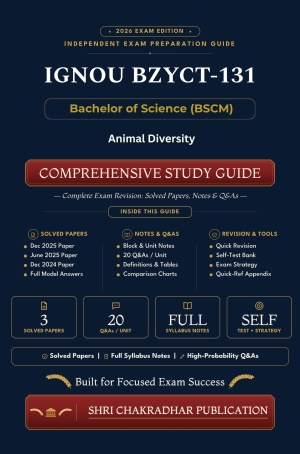 IGNOU BZYCT-131 Book (Animal Diversity) | Study Guide