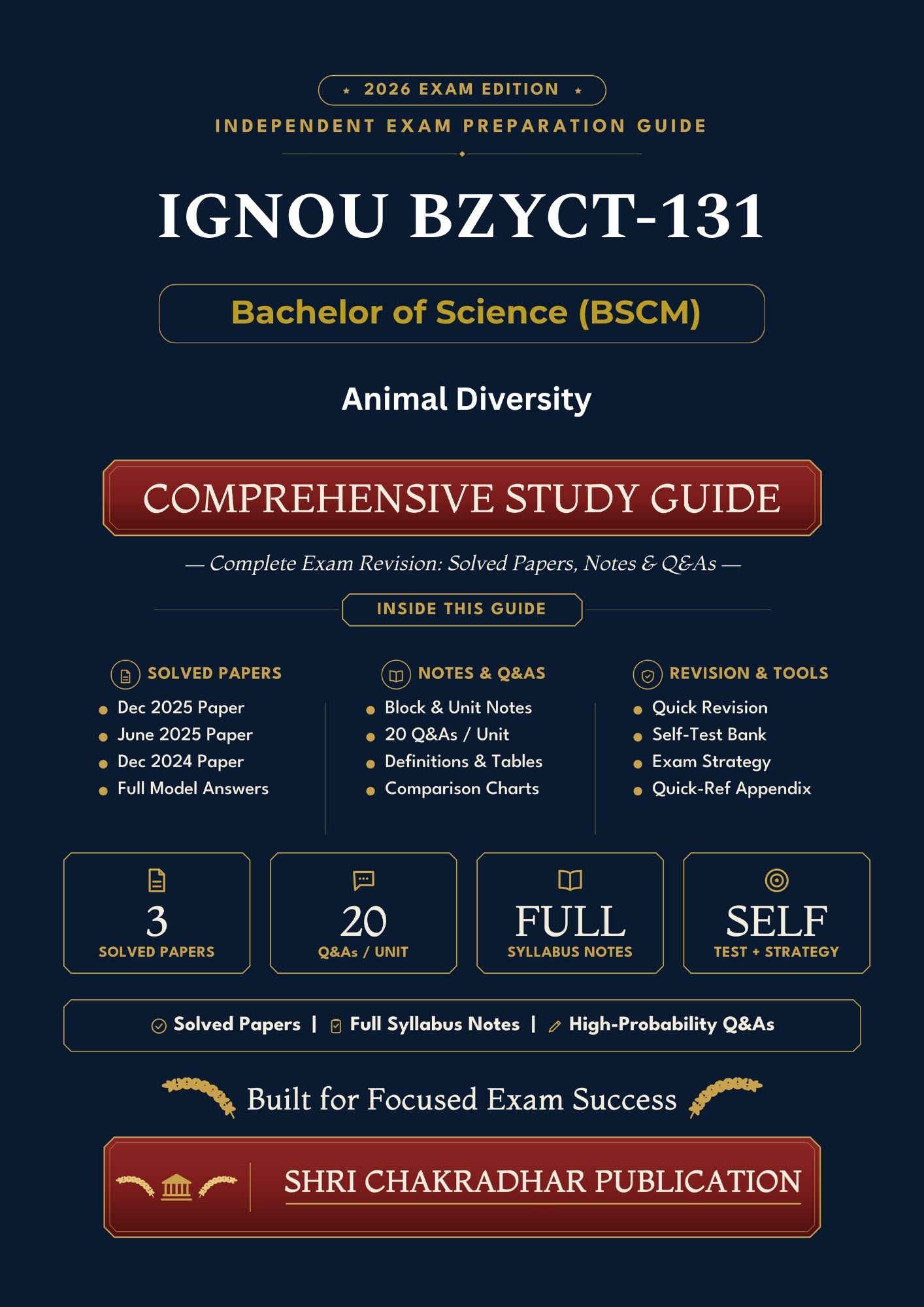 IGNOU BZYCT-131 Book (Animal Diversity) | Study Guide