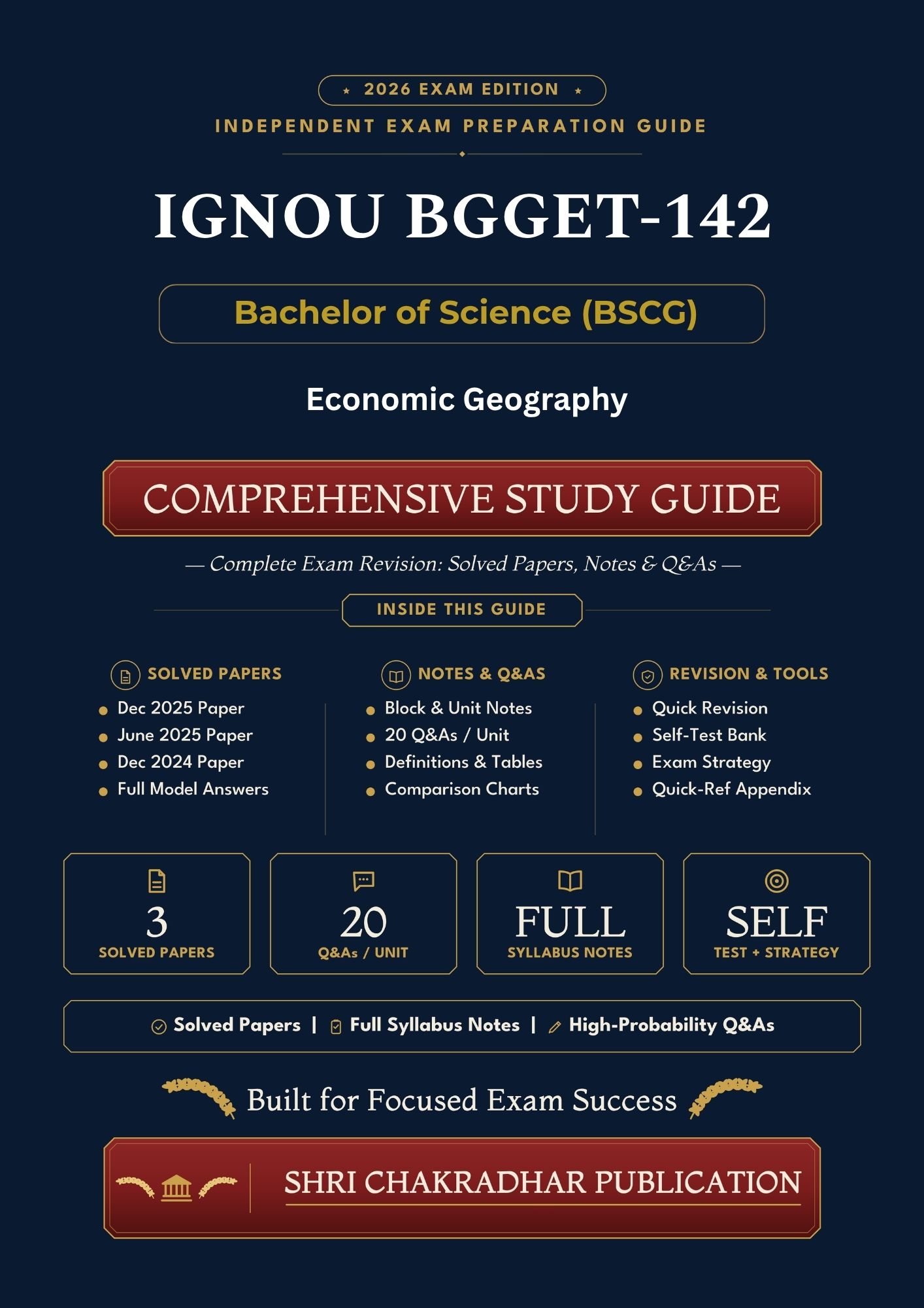 IGNOU BGGET-142 Book (Economic Geography) | Study Guide