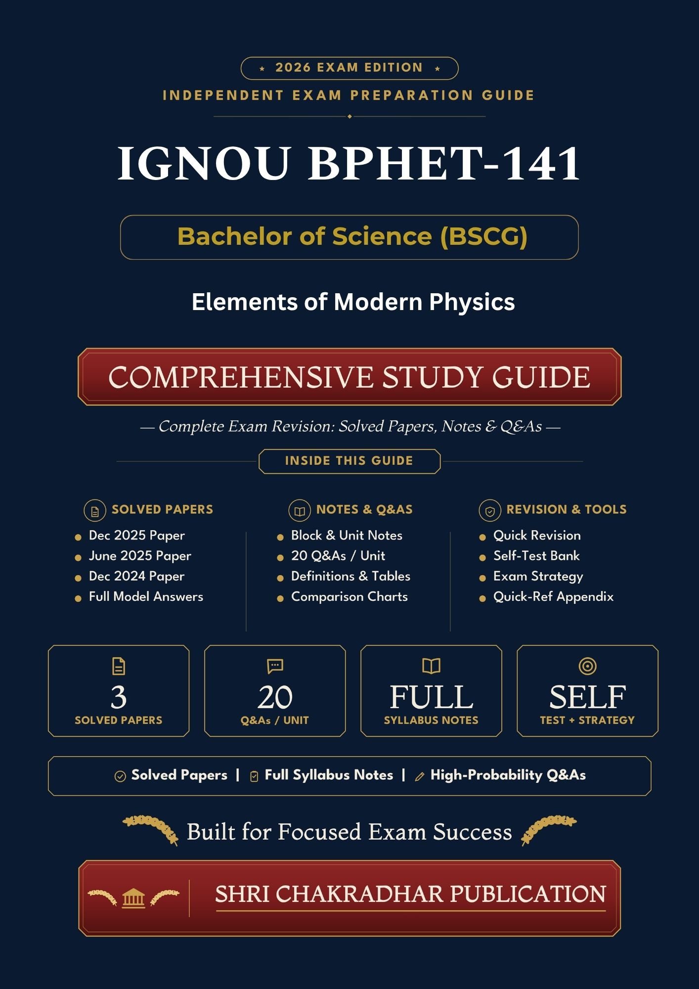 IGNOU BPHET-141 Book (Elements of Modern Physics) | Study Guide