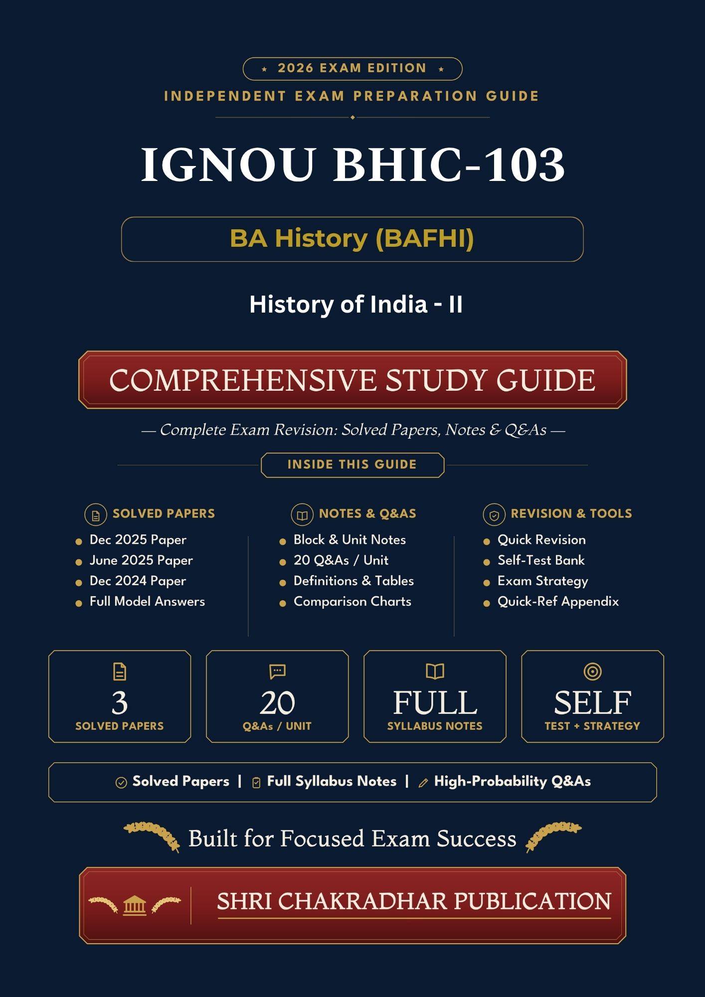 IGNOU BHIC-103 Book (History of India - II) | Study Guide