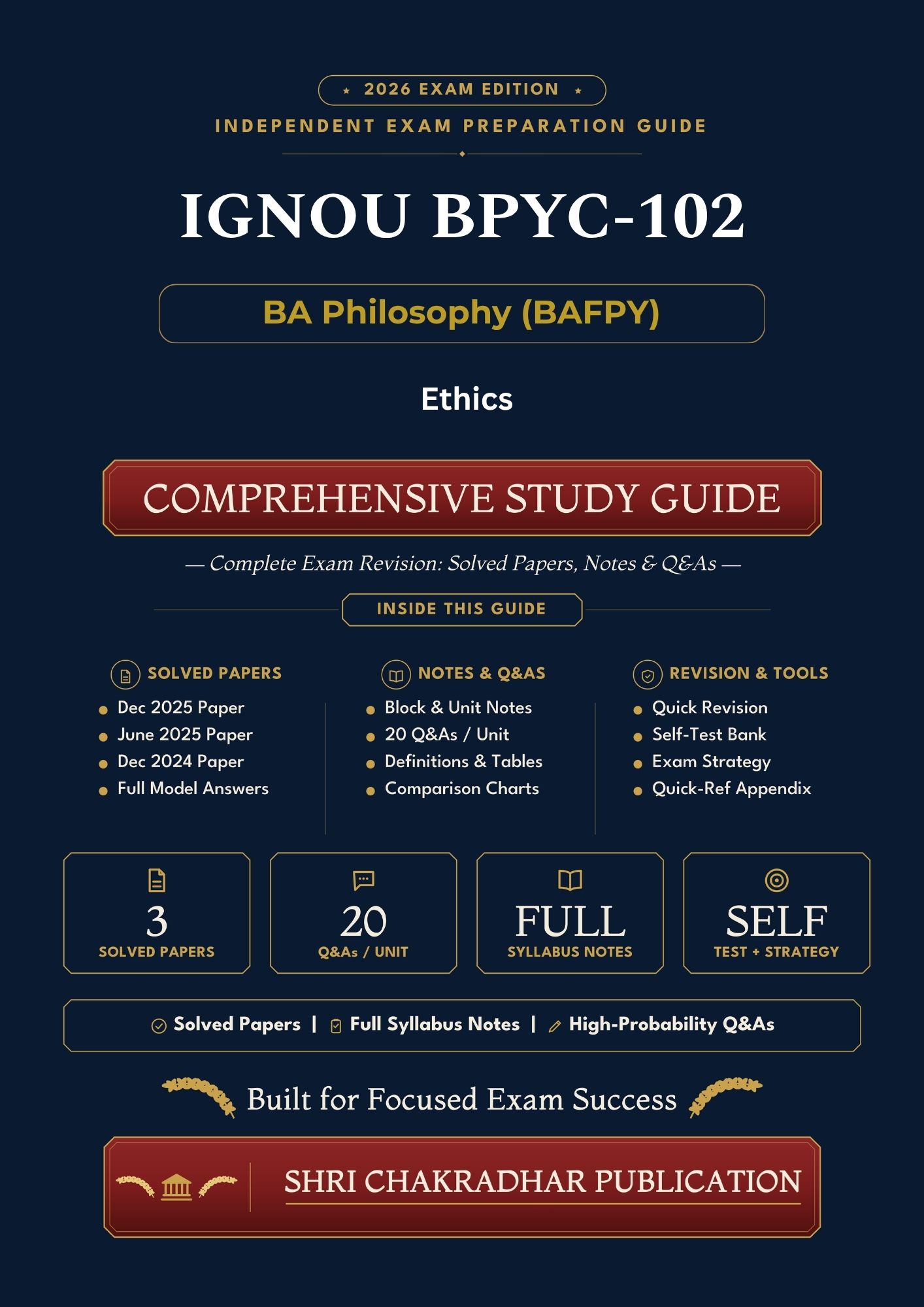 IGNOU BPYC-102 Book (Ethics) | Study Guide