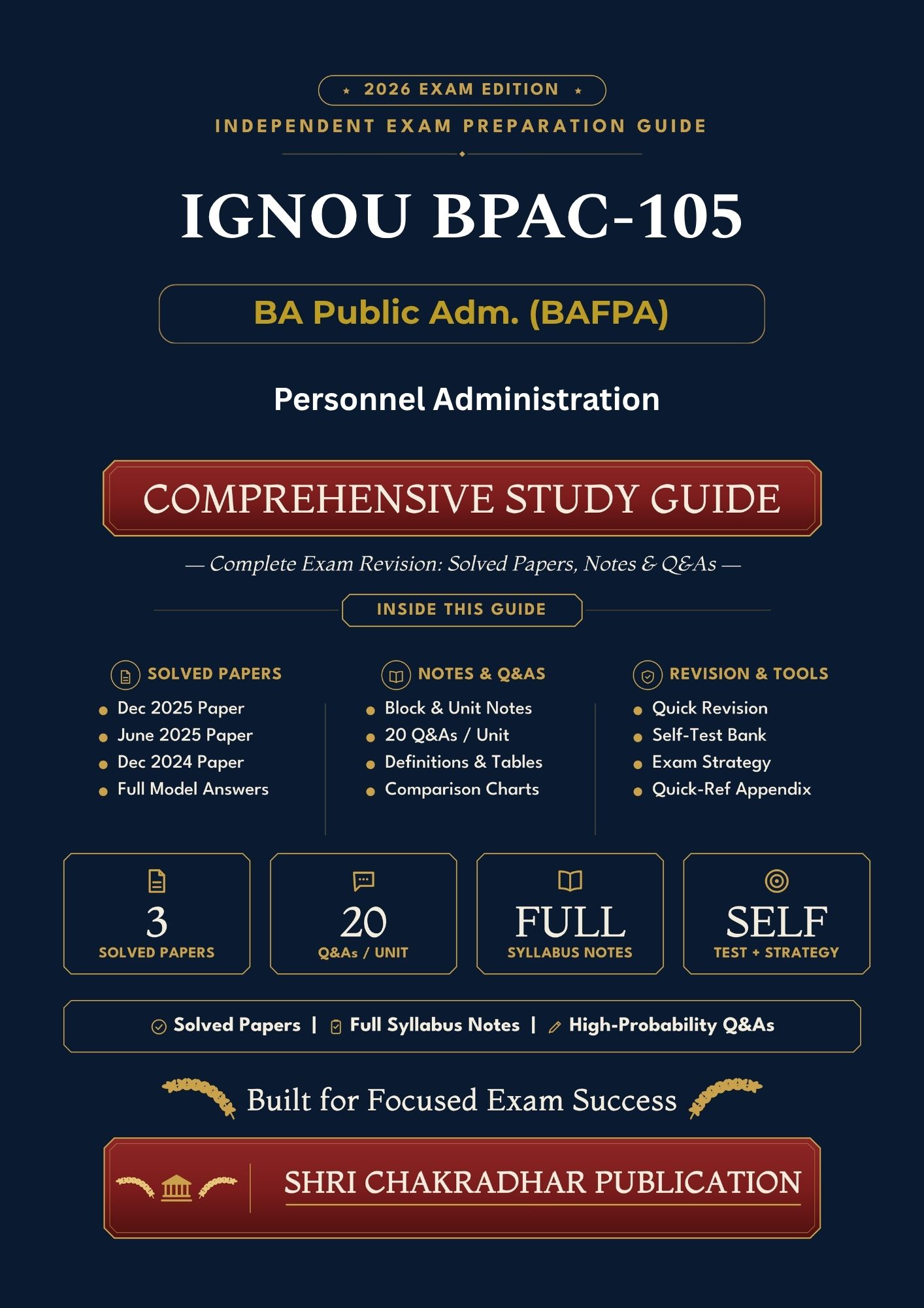 IGNOU BPAC-105 Book (Personnel Administration) | Study Guide