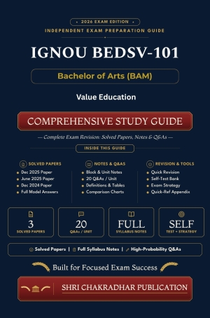 IGNOU BEDSV-101 Book (Value Education) | Study Guide