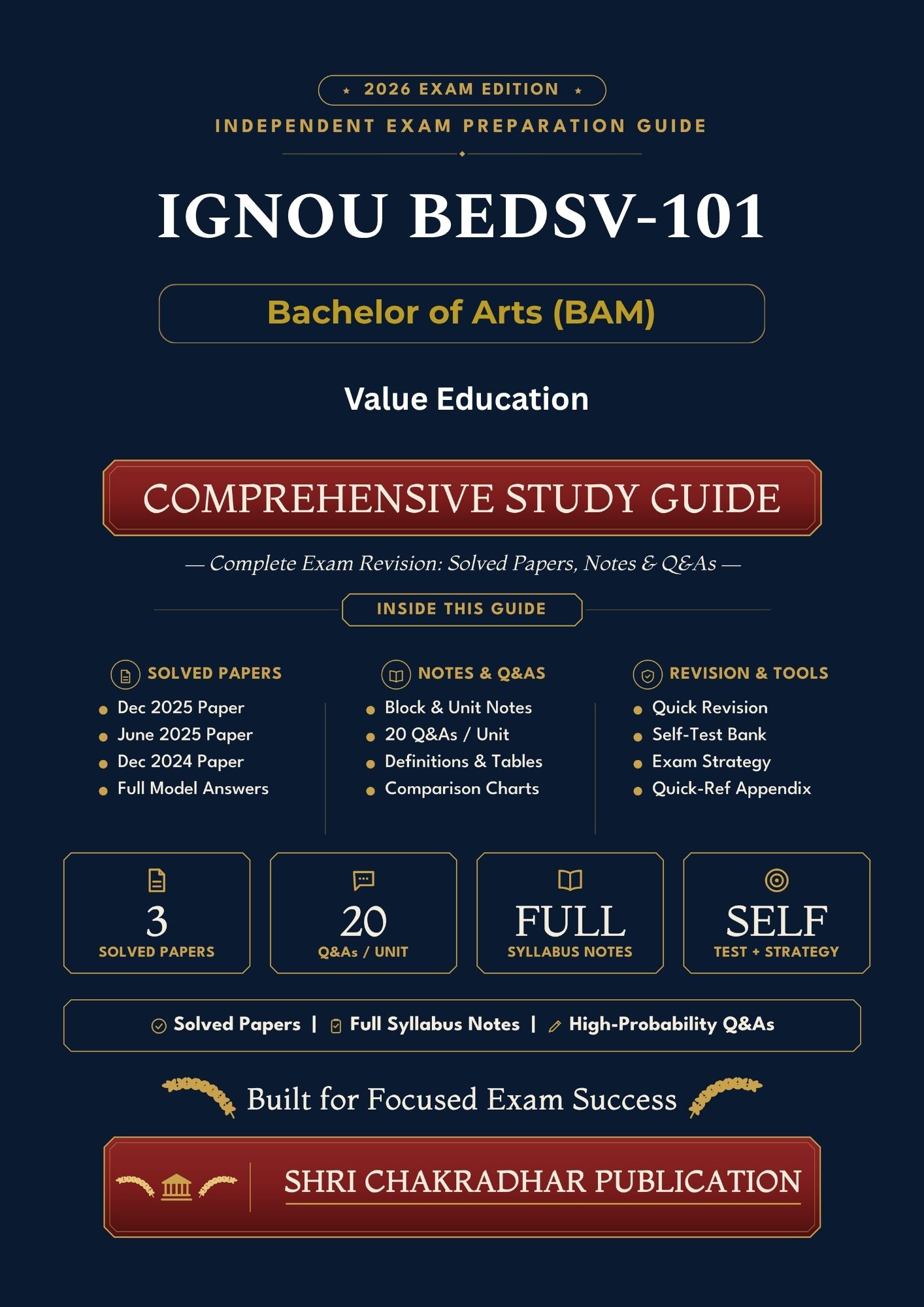 IGNOU BEDSV-101 Book (Value Education) | Study Guide