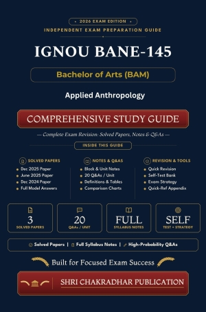 IGNOU BANE-145 Book (Applied Anthropology) | Study Guide