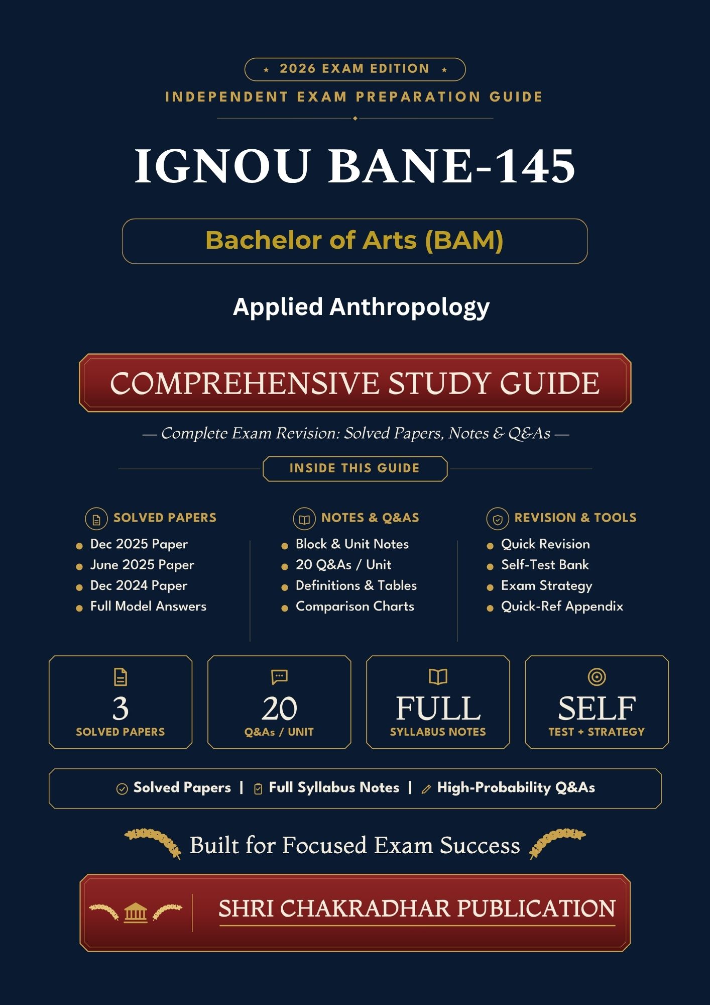 IGNOU BANE-145 Book (Applied Anthropology) | Study Guide