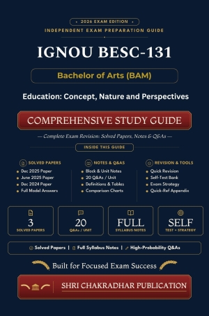 IGNOU BESC-131 Book (Education: Concept, Nature and Perspectives) | Study Guide