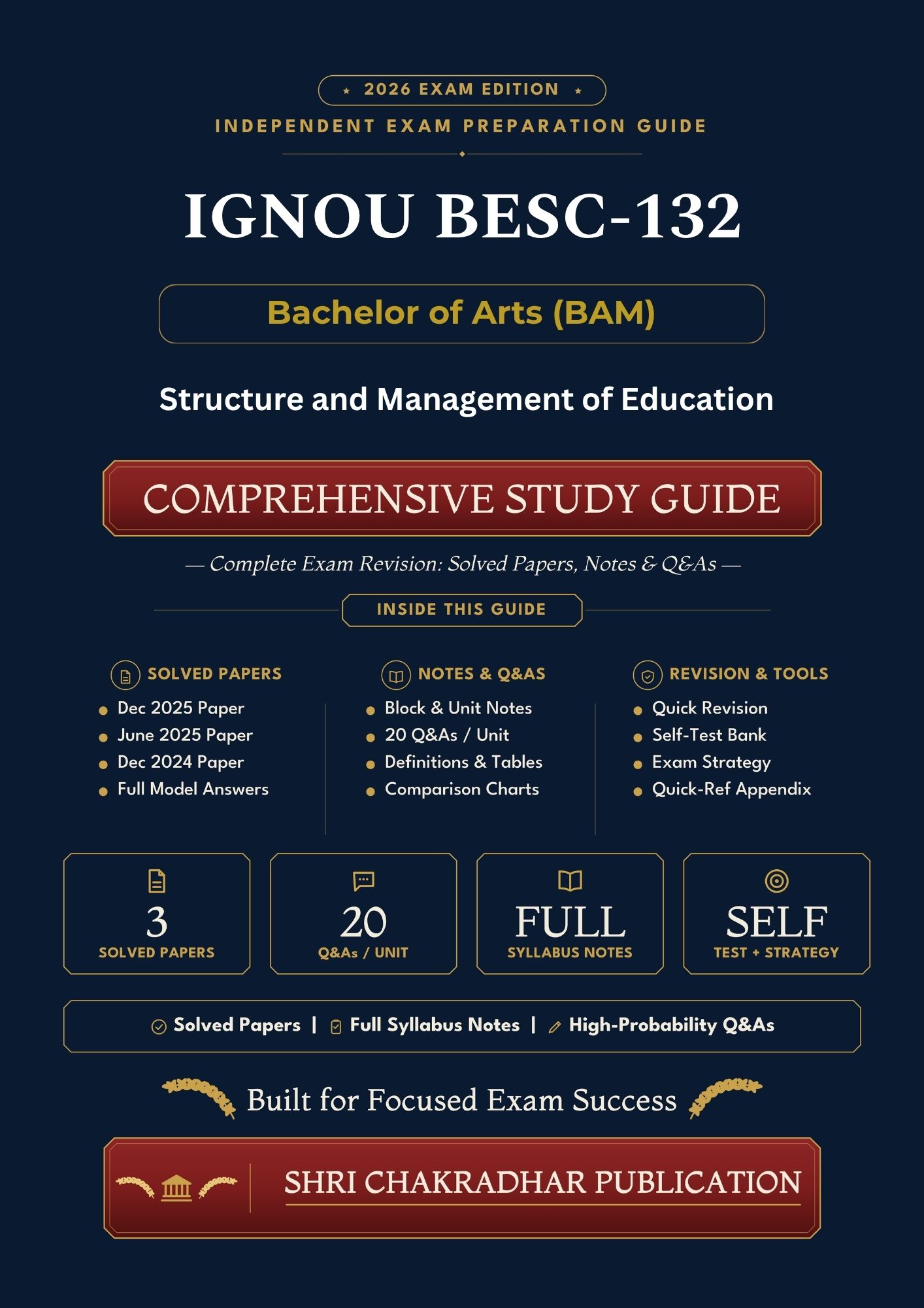 IGNOU BESC-132 Book (Structure and Management of Education) | Study Guide