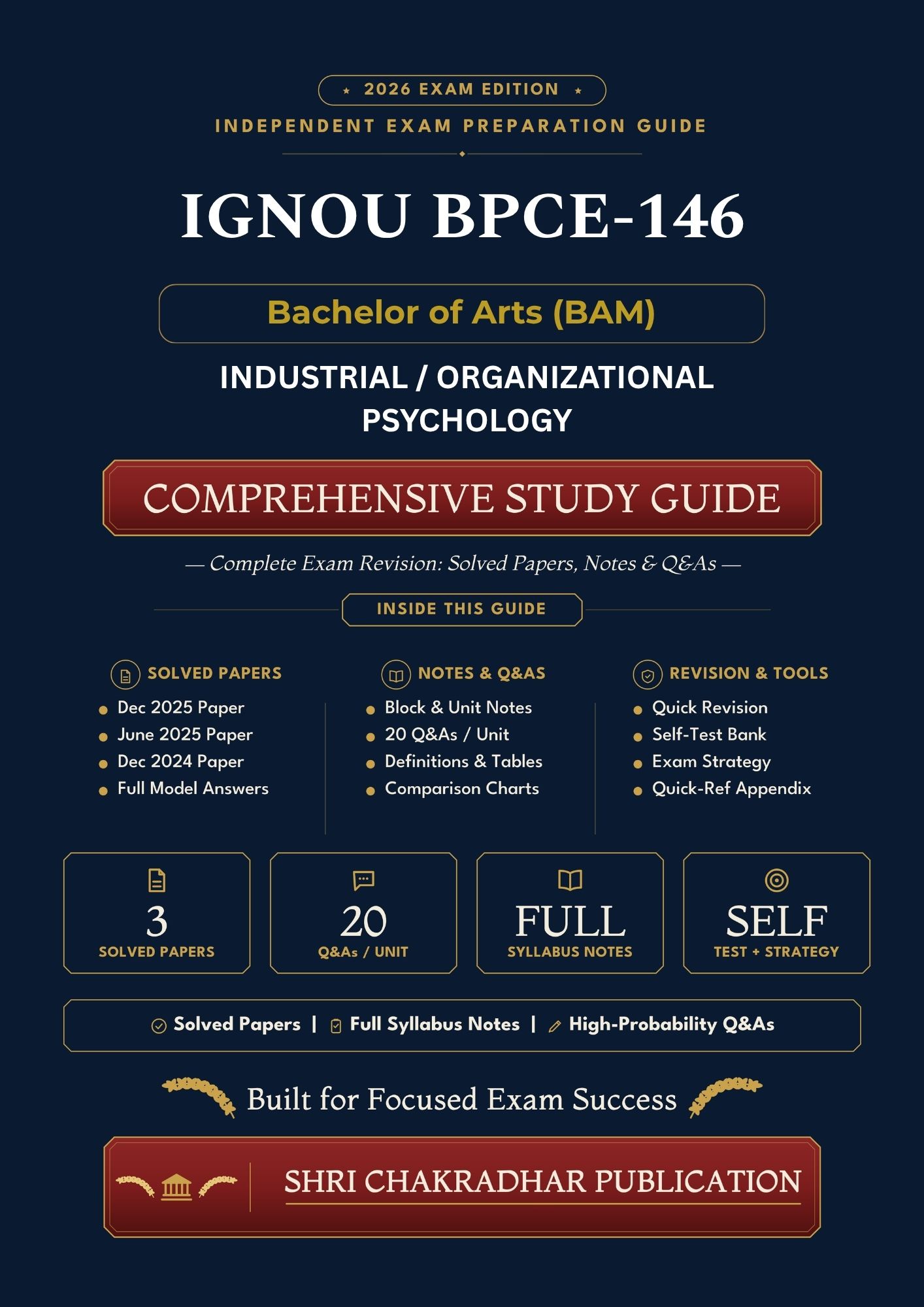 IGNOU BPCE-146 Book (Industrial / Organizational Psychology) | Study Guide