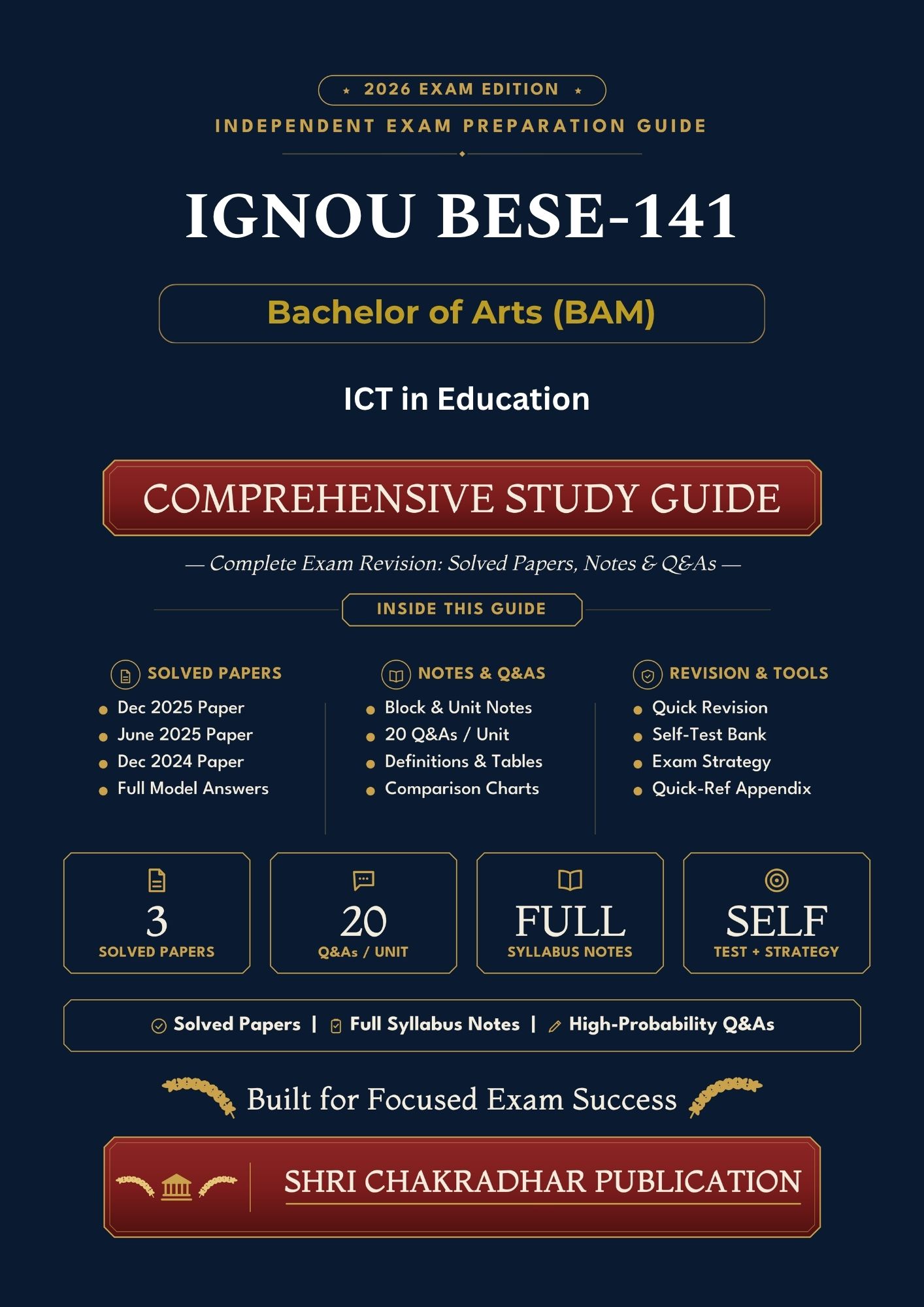 IGNOU BESE-141 Book (ICT in Education) | Study Guide