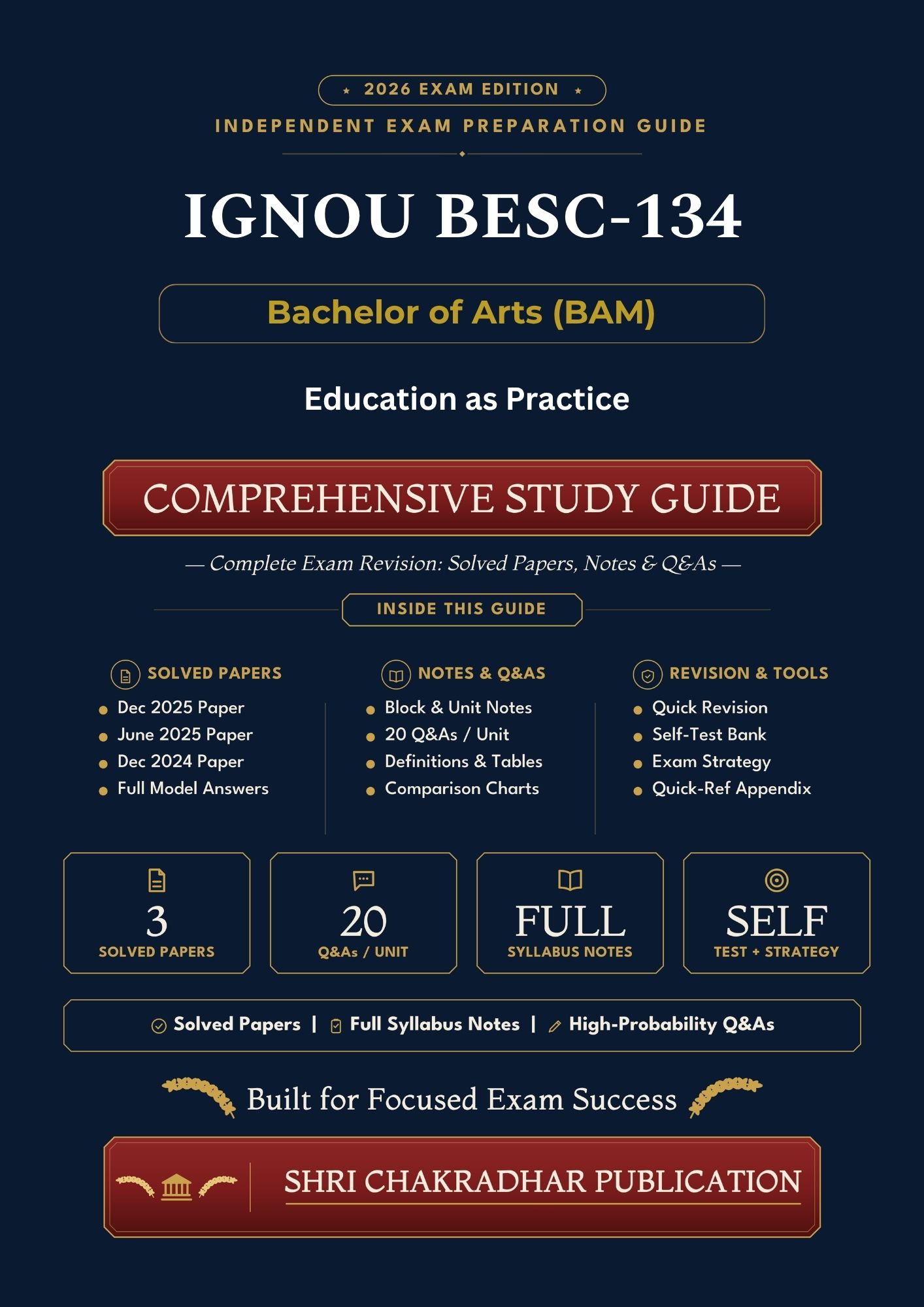 IGNOU BESC-134 Book (Education as Practice) | Study Guide
