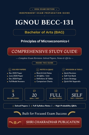IGNOU BECC-131 Book (Principles of Microeconomics-I) | Study Guide
