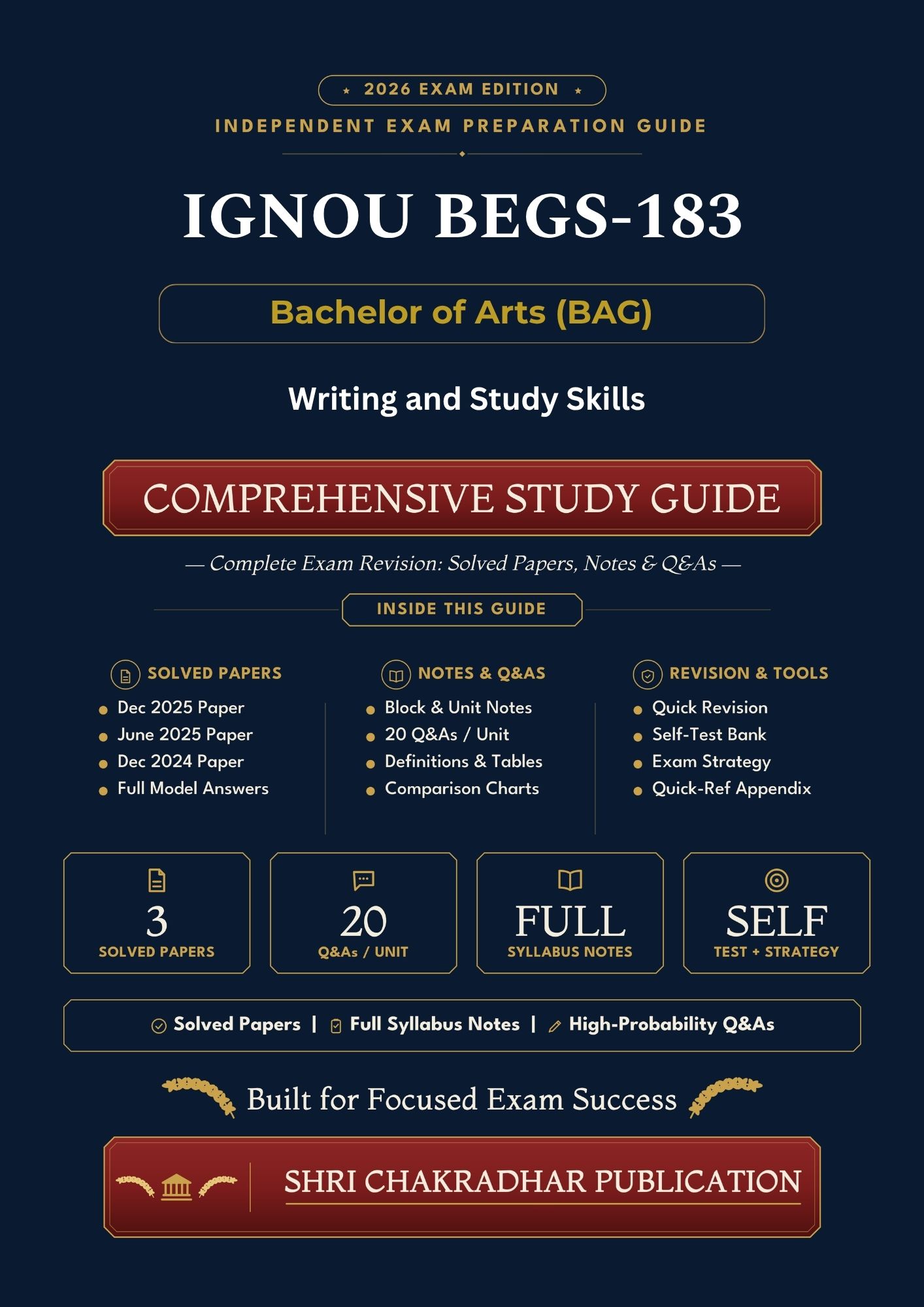 IGNOU BEGS-183 Book (Writing and Study Skills) | Study Guide