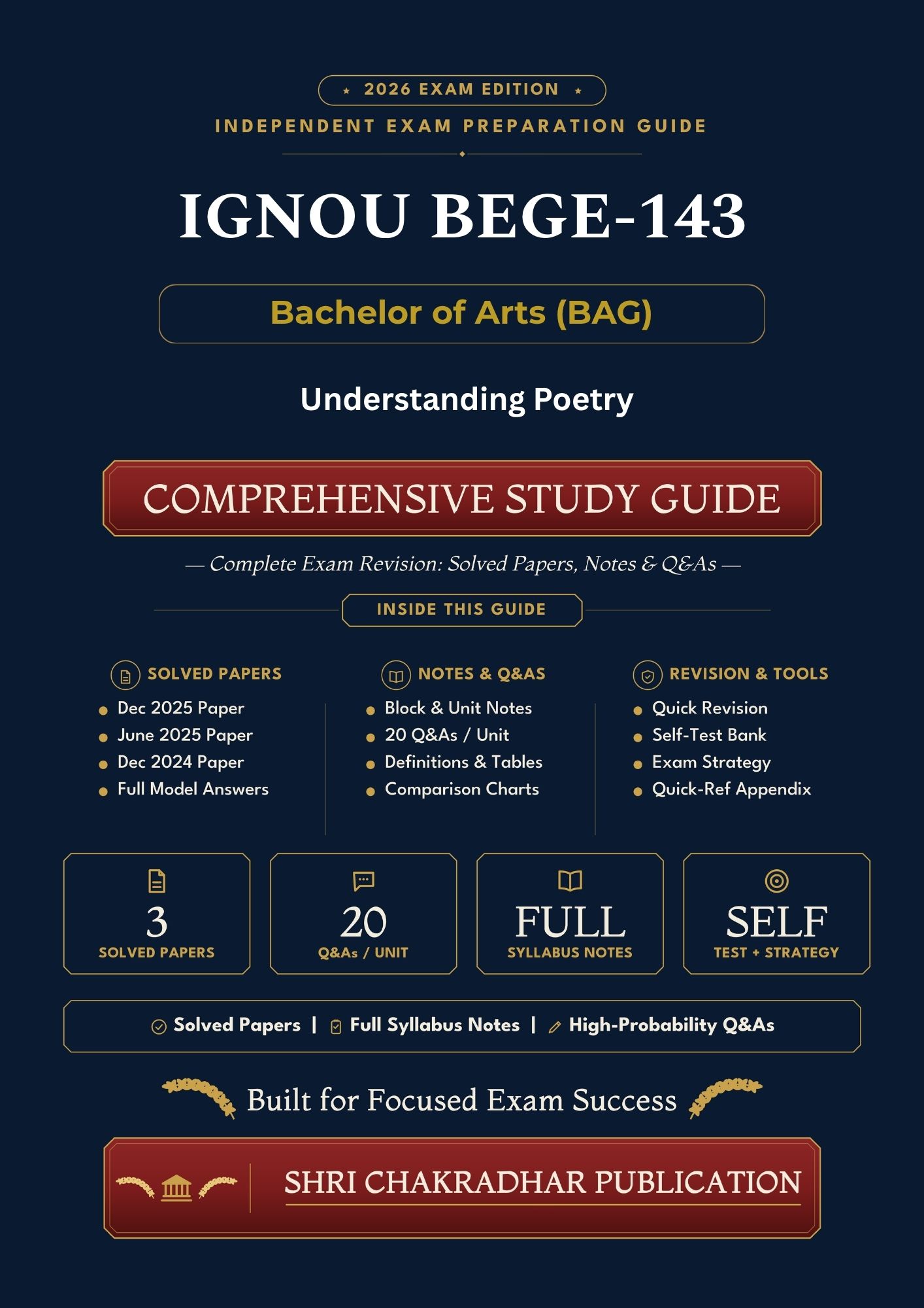 IGNOU BEGE-143 Book (Understanding Poetry) | Study Guide