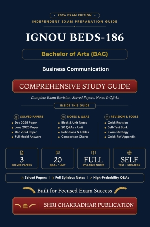 IGNOU BEGS-186 Book (Business Communication) | Study Guide
