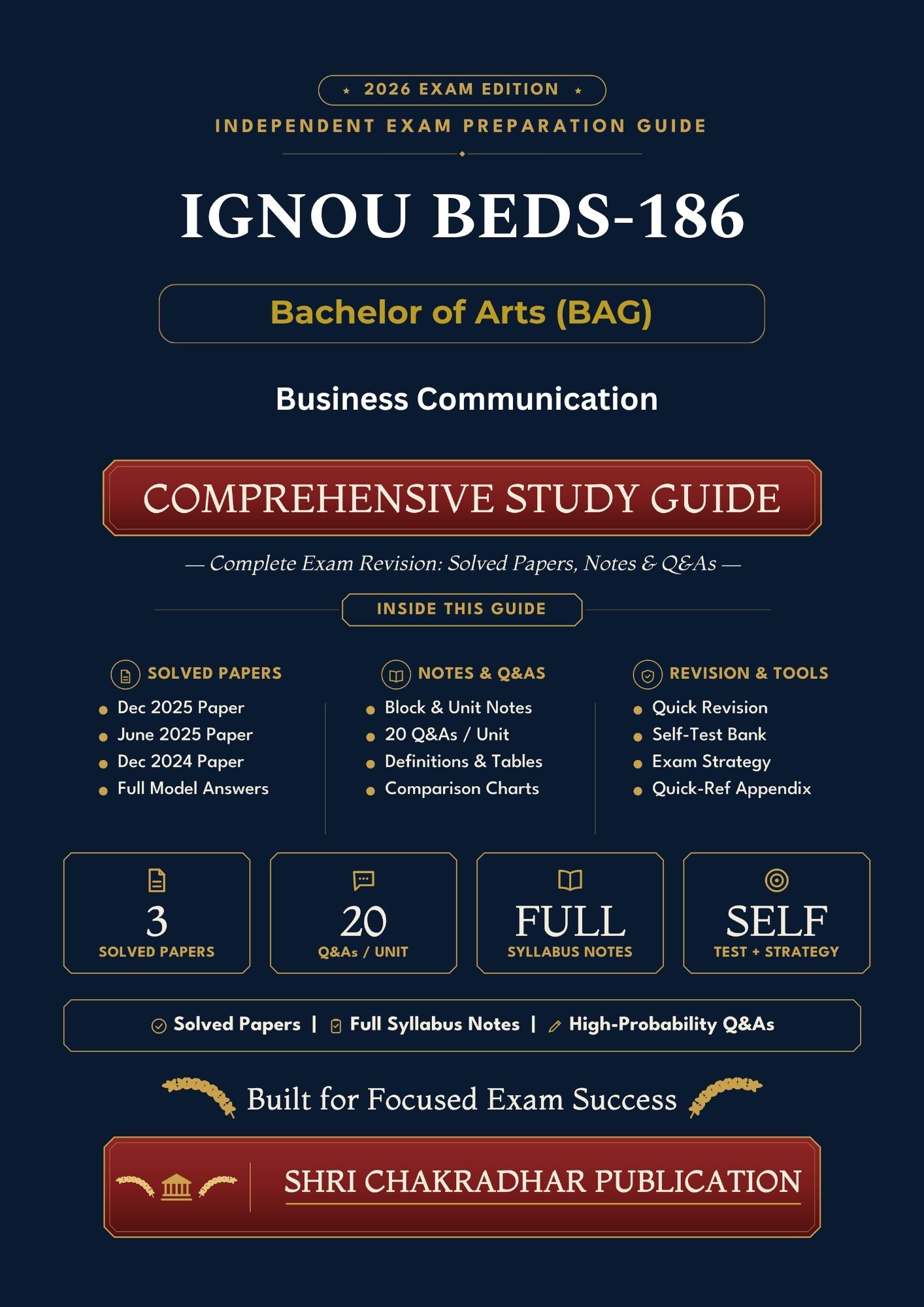 IGNOU BEGS-186 Book (Business Communication) | Study Guide