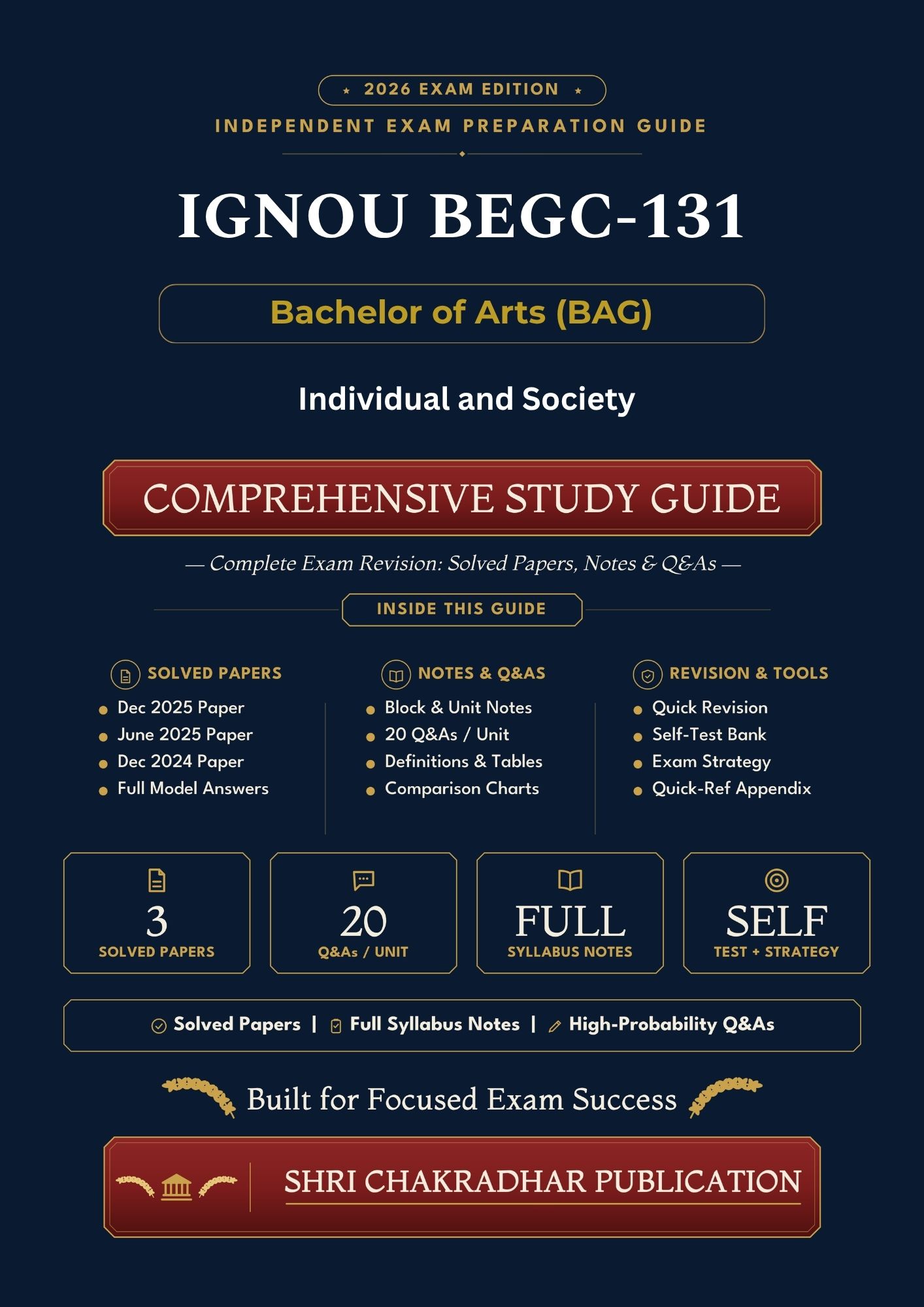 IGNOU BEGC-131 Book (Individual and Society) | Study Guide