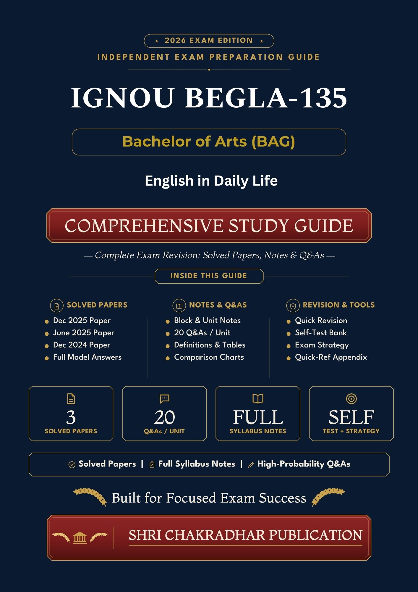 IGNOU BEGLA-135 Book (English in Daily Life) | Study Guide