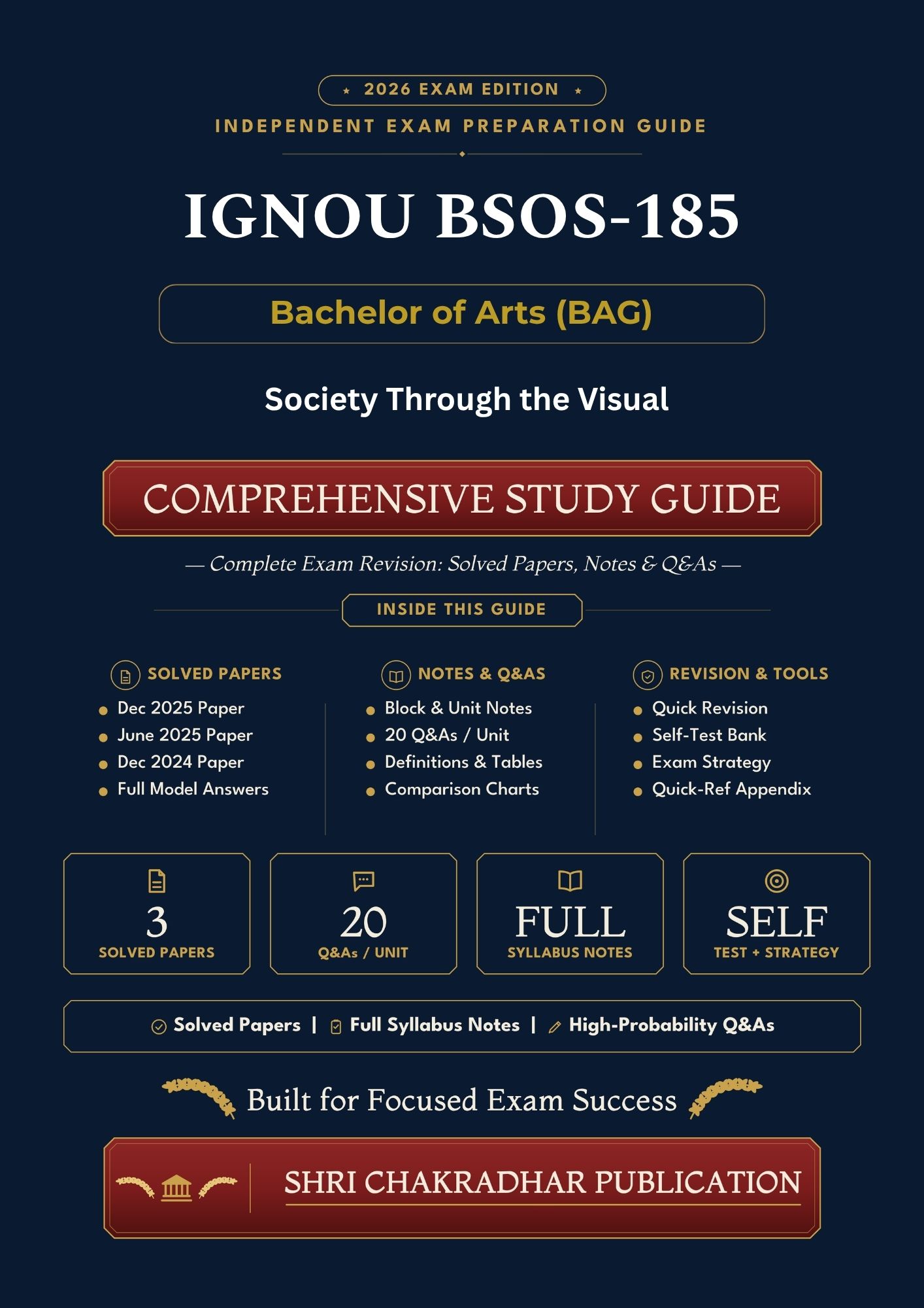 IGNOU BSOS-185 Book (Society Through the Visual) | Study Guide