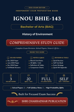 IGNOU BHIE-143 Book (History of Environment) | Study Guide