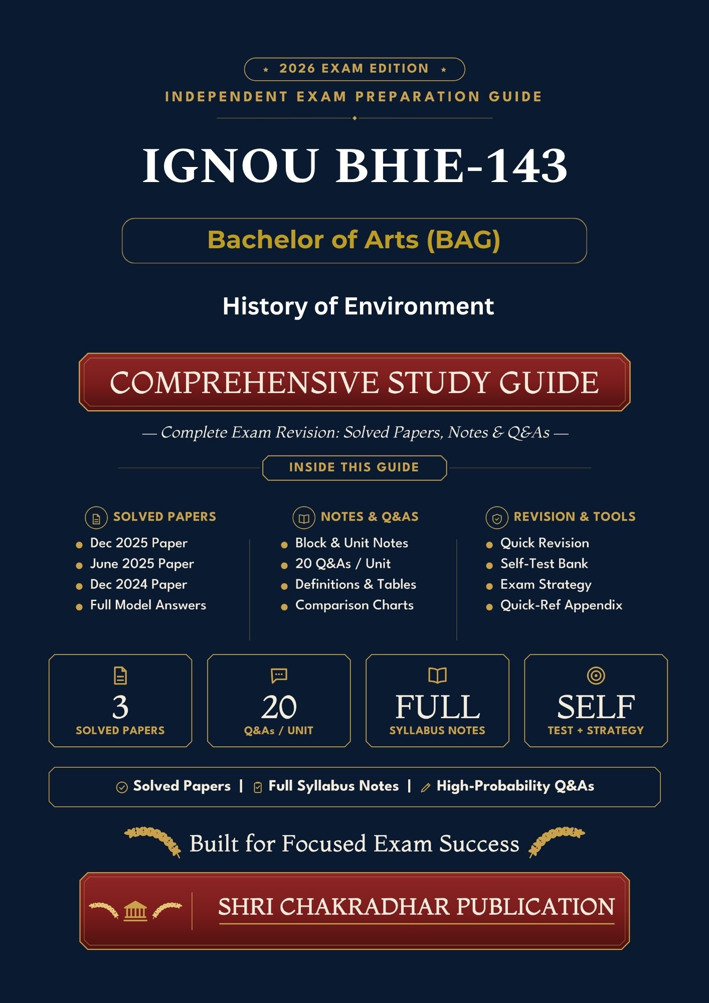 IGNOU BHIE-143 Book (History of Environment) | Study Guide