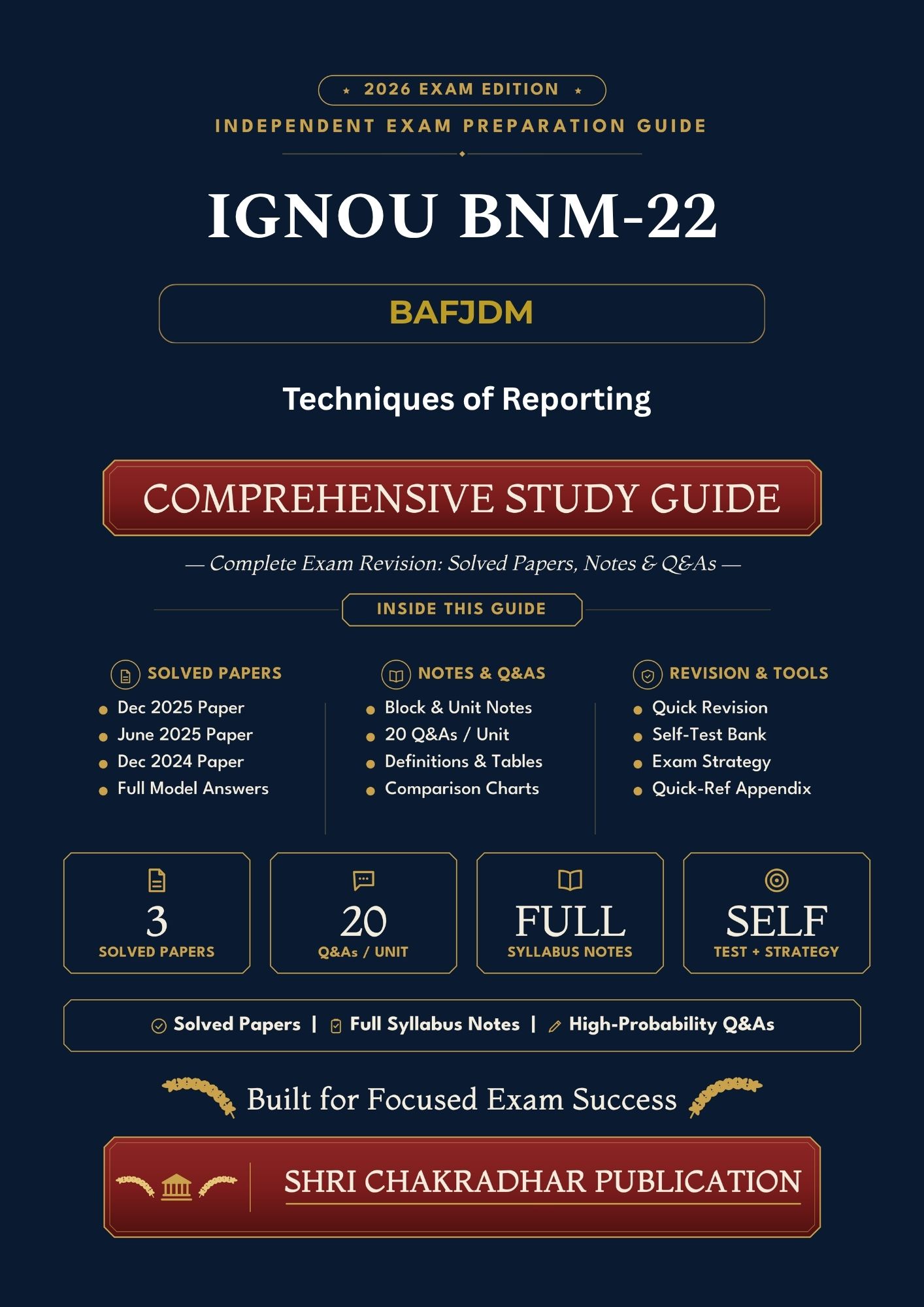 IGNOU BNM-022 Book (Techniques of Reporting) | Study Guide
