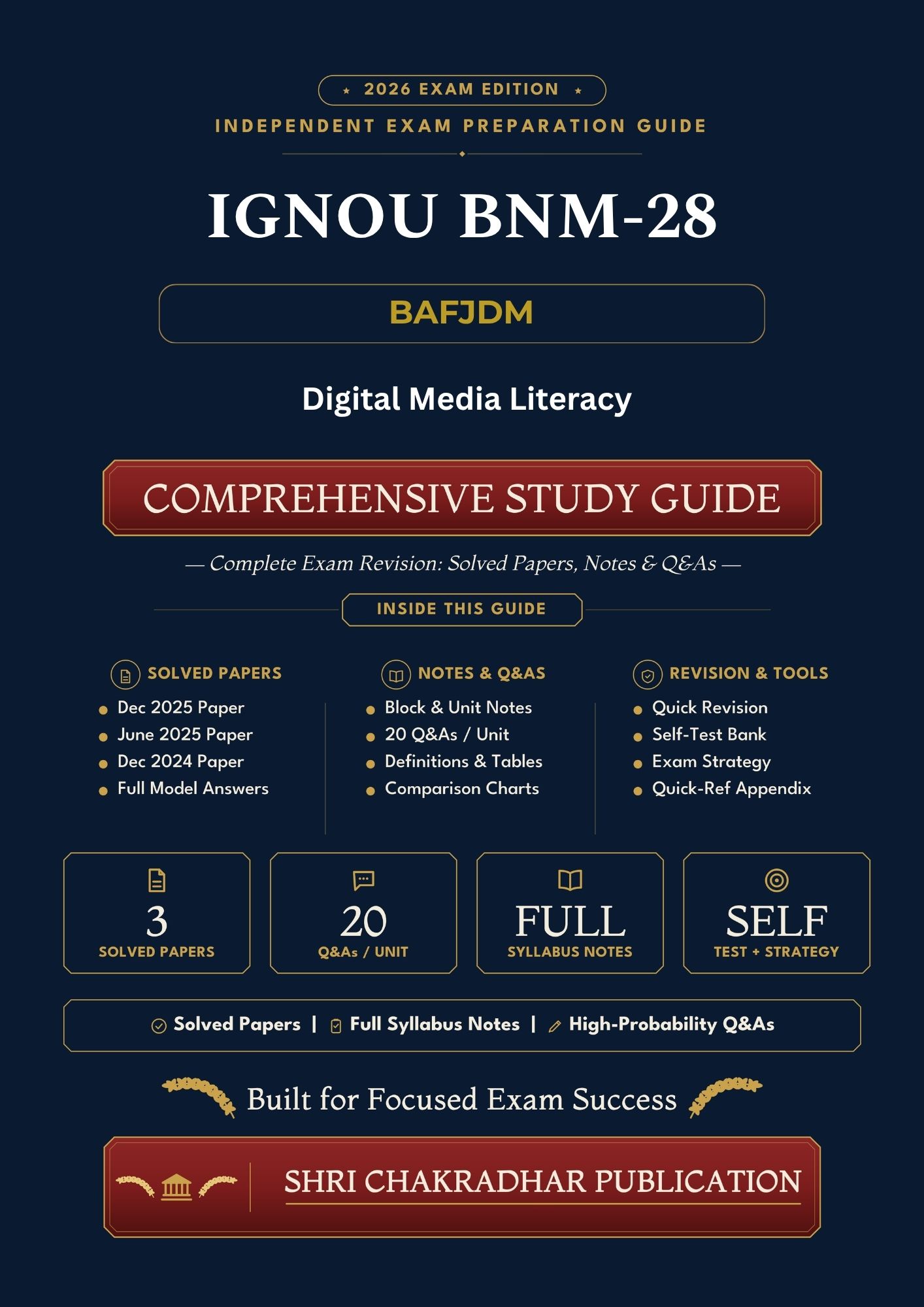 IGNOU BNM-028 Book (Digital Media Literacy) | Study Guide
