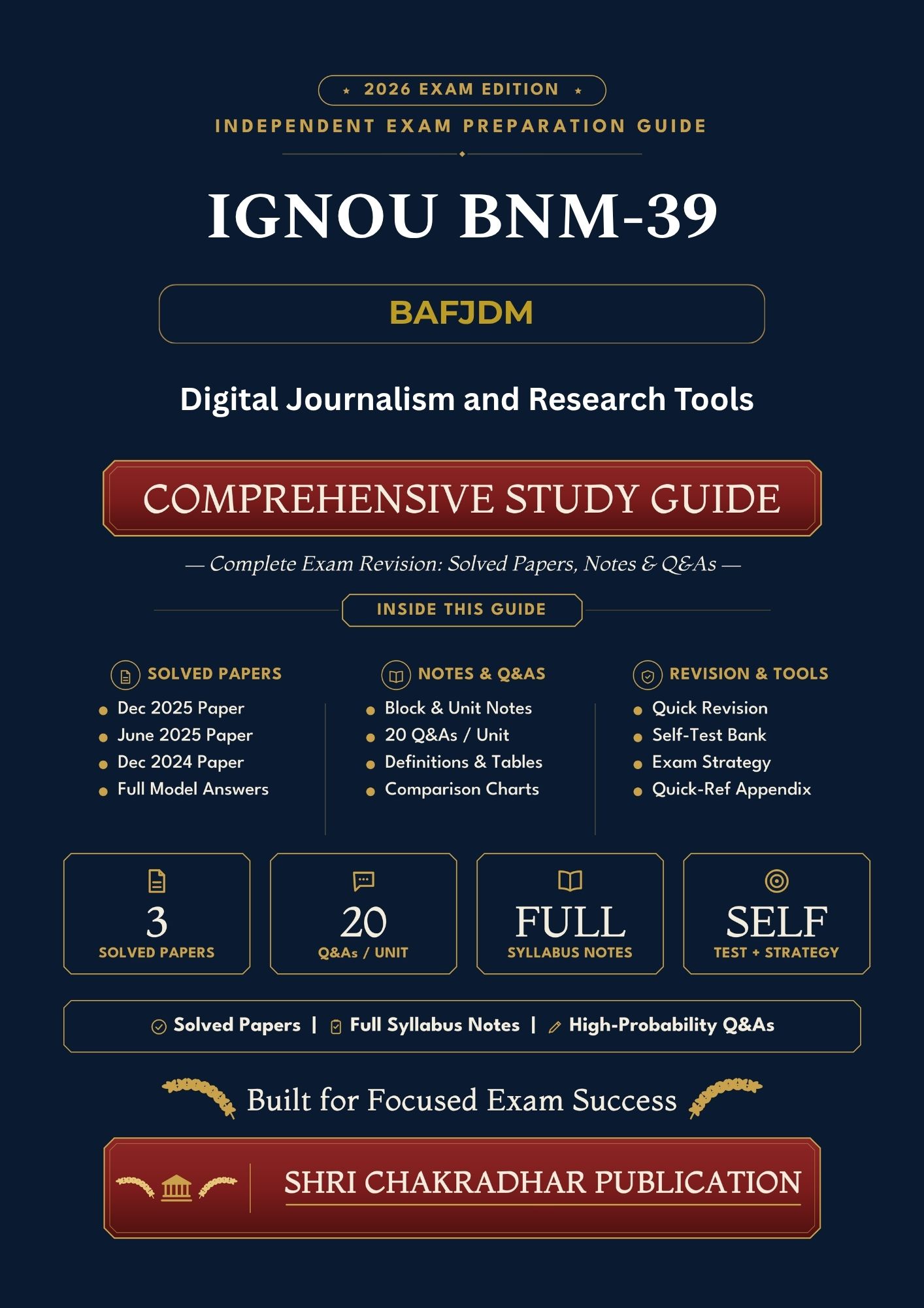 IGNOU BNM-039 Book (Digital Journalism and Research Tools) | Study Guide