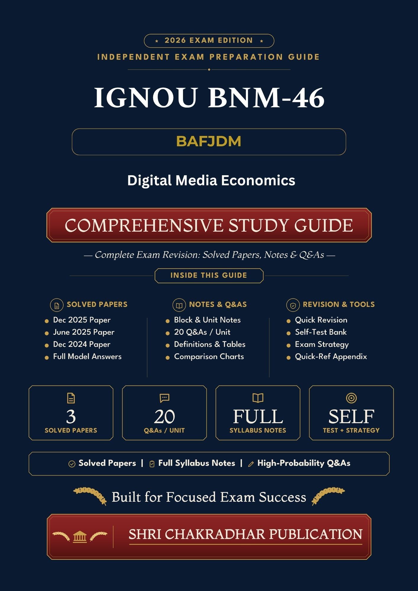 IGNOU BNM-046 Book (Digital Media Economics) | Study Guide