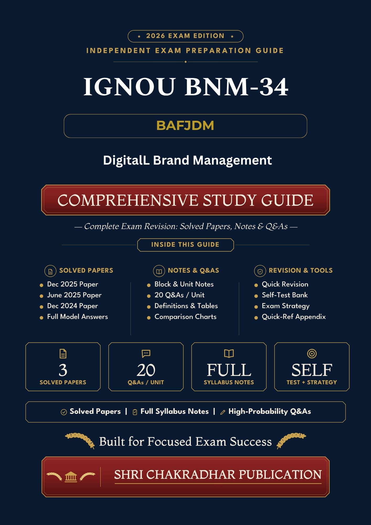 IGNOU BNM-034 Book (Digital Brand Management) | Study Guide