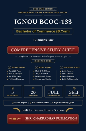 IGNOU BCOC-133 Book (Business Law) | Study Guide