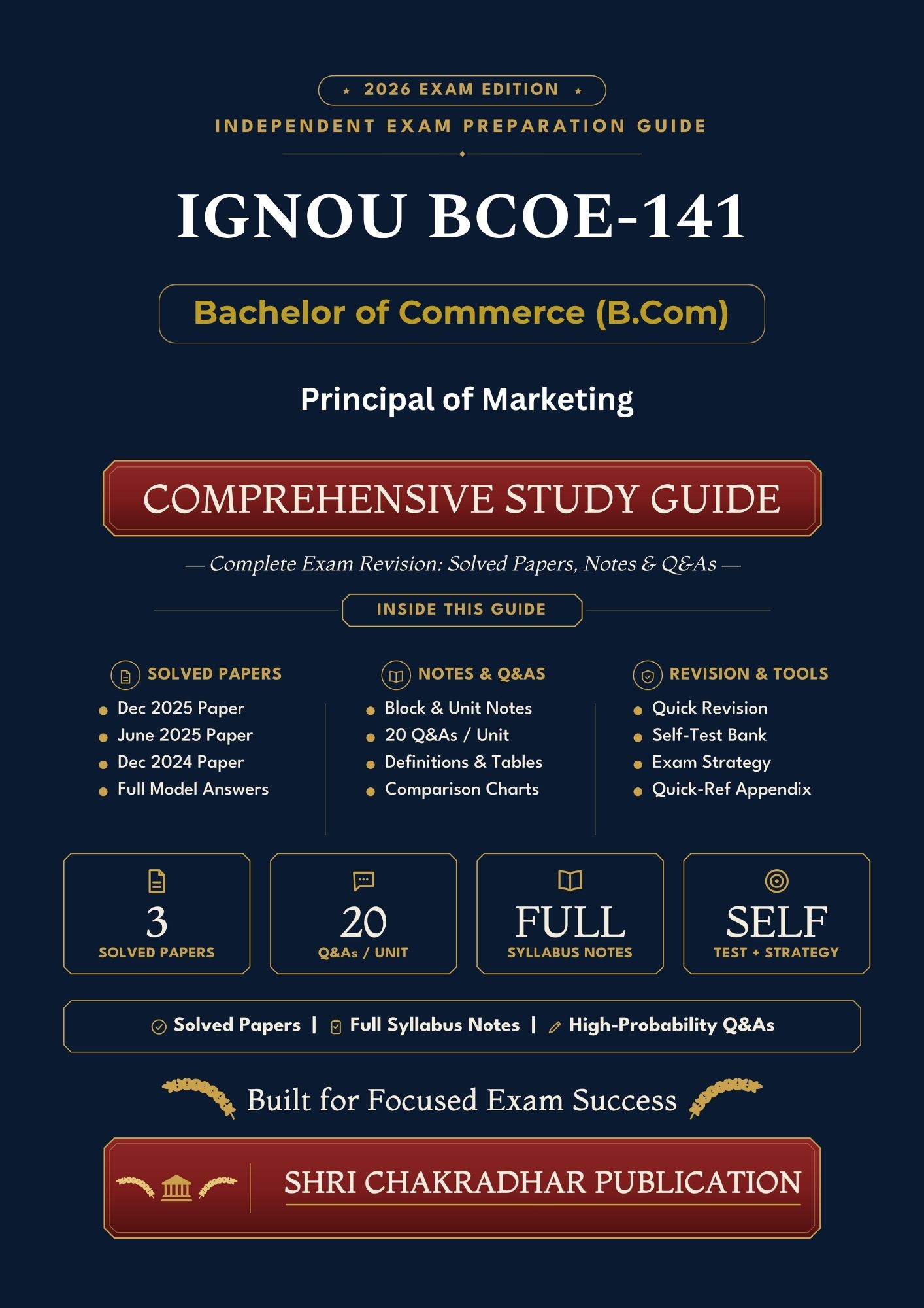 IGNOU BCOE-141 Book (Principles of Marketing) | Study Guide