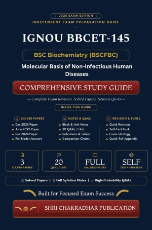 IGNOU BBCET-145 Book (Molecular Basis of Non-Infectious Human Diseases) | Study Guide