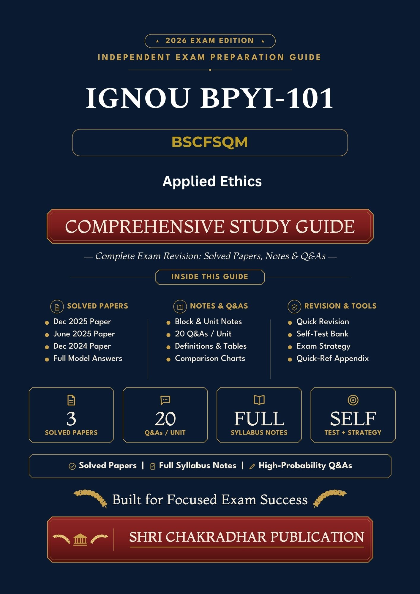 IGNOU BPYI-101 Book (Applied Ethics) | Study Guide