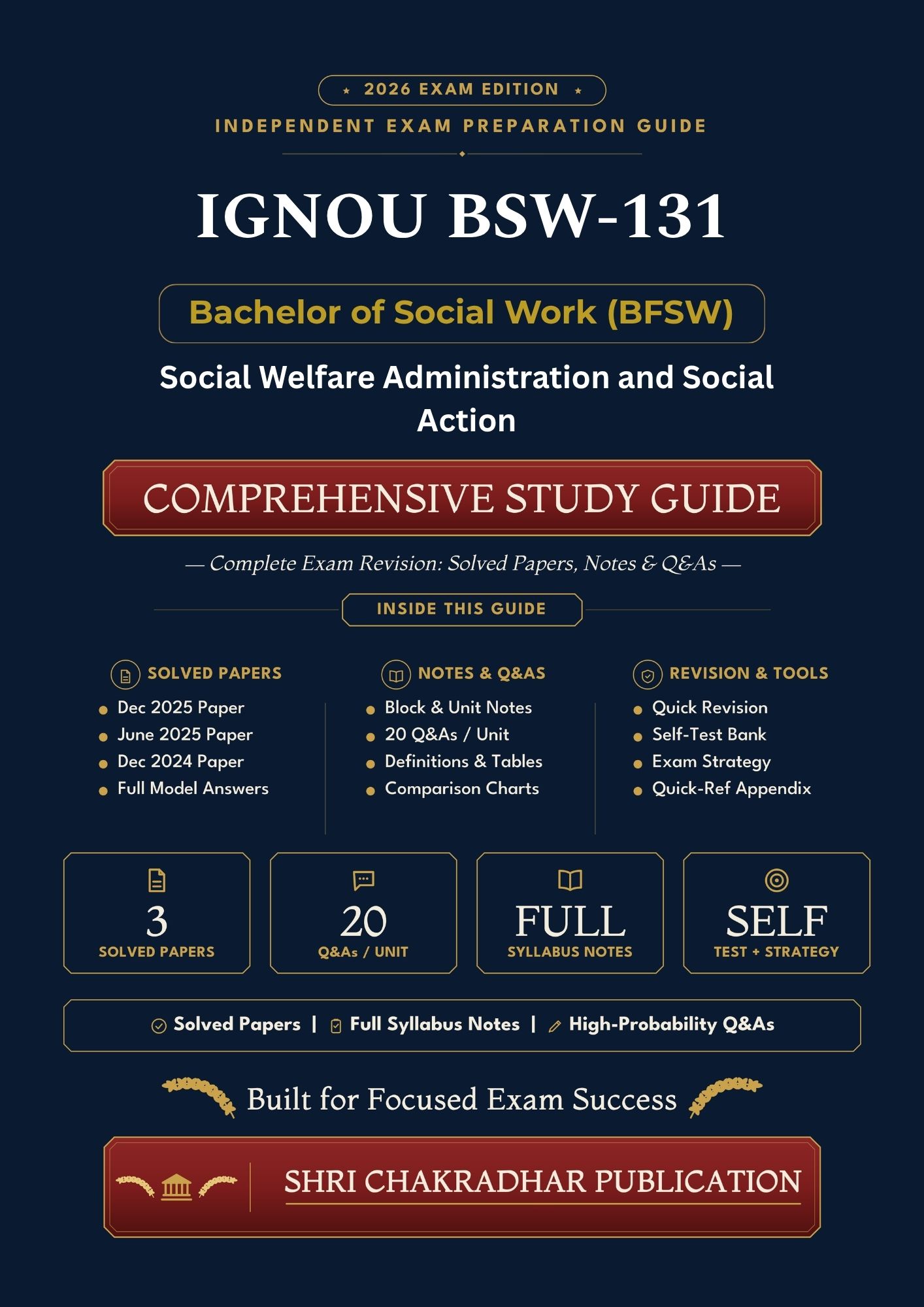 IGNOU BSW-131 Book (Social Welfare Administration and Social Action) | Study Guide