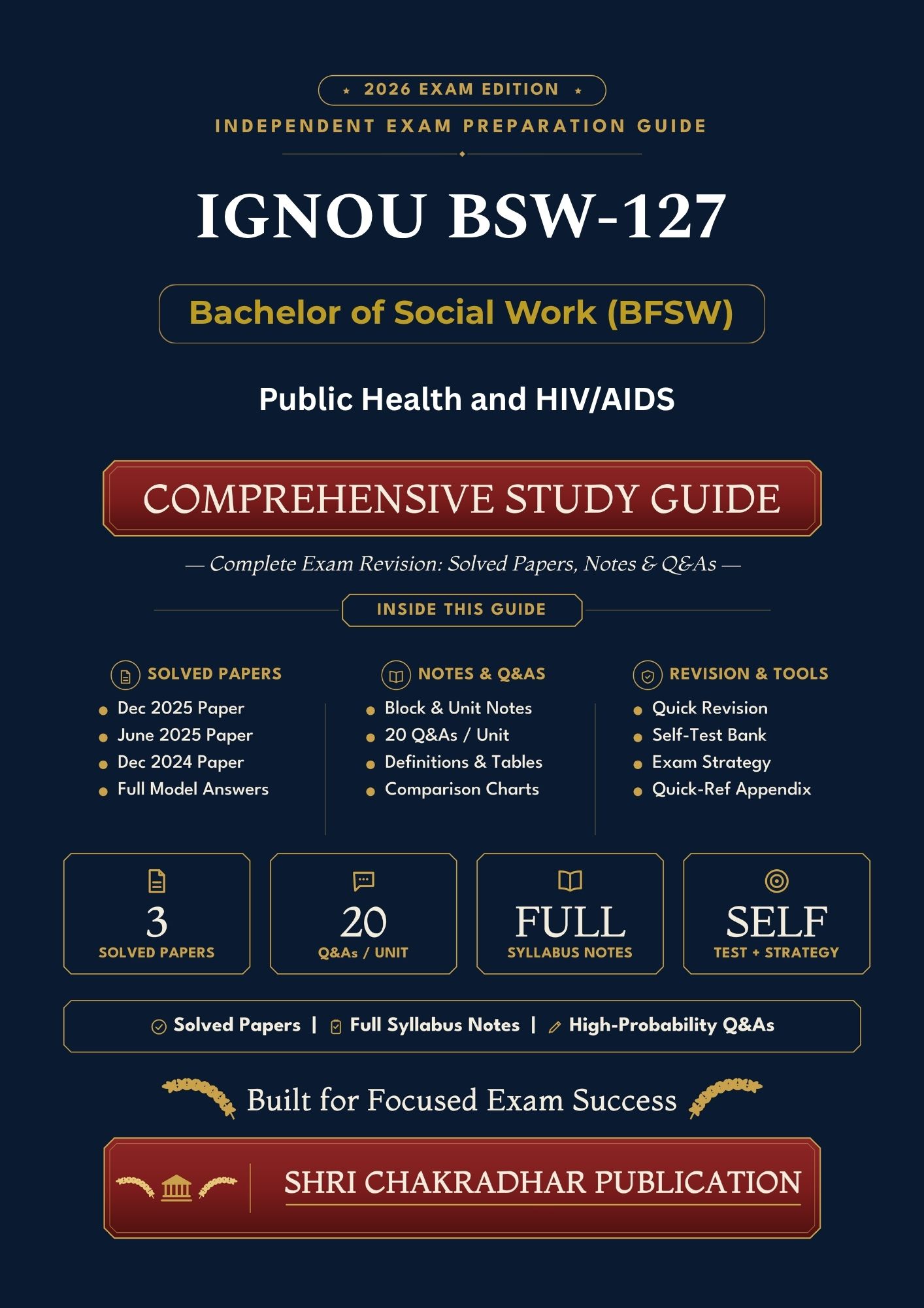 IGNOU BSW-127 Book (Public Health and HIV/AIDS) | Study Guide