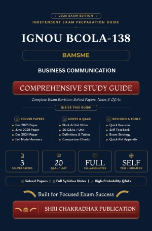 IGNOU BCOLA-138 Book (Business Communication) | Study Guide