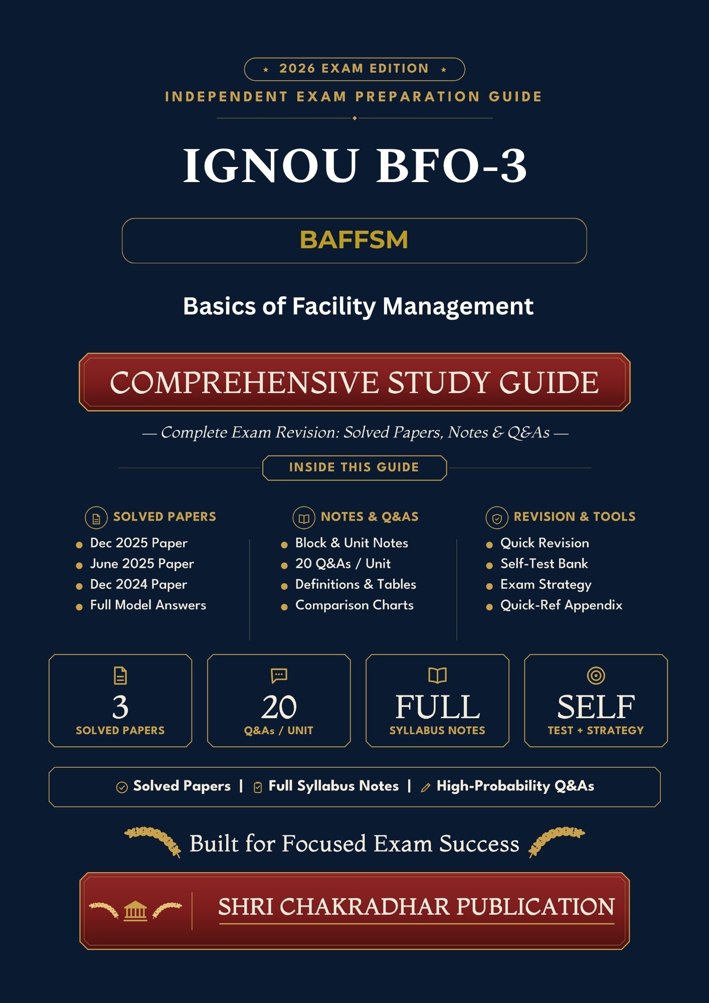 IGNOU BFO-003 Book (Basics of Facility Management) | Study Guide