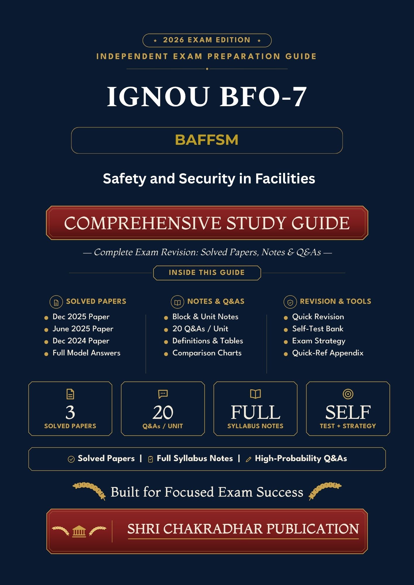 IGNOU BFO-007 Book (Safety and Security in Facilities) | Study Guide