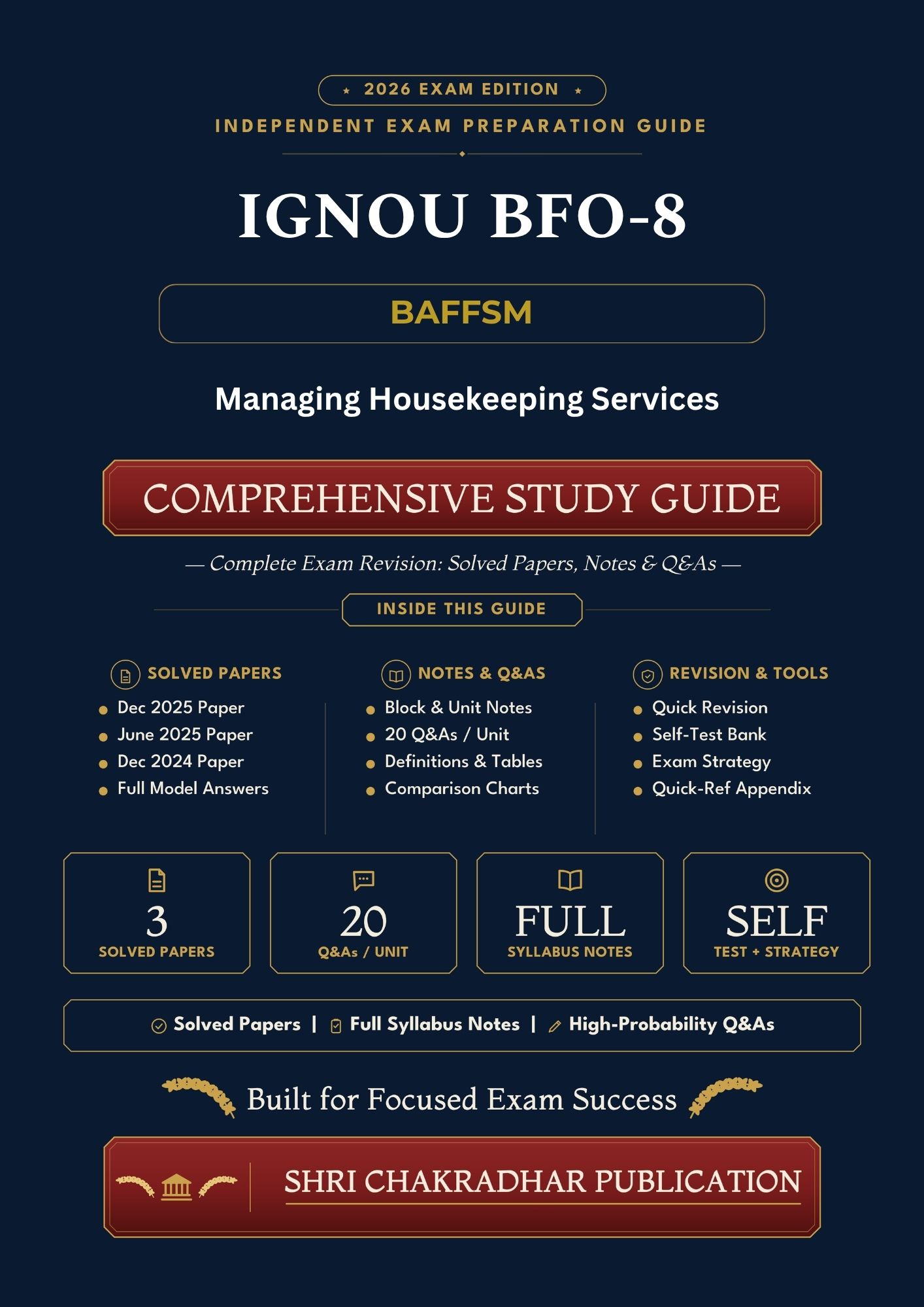 IGNOU BFO-008 Book (Managing Housekeeping Services) | Study Guide