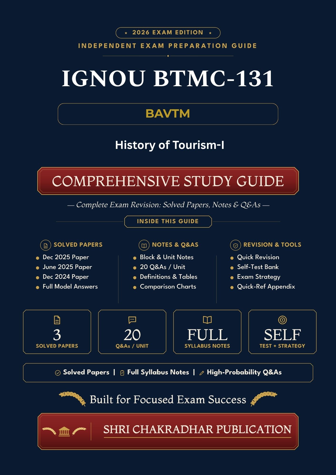 IGNOU BTMC-131 Book (History of Tourism-I) | Study Guide