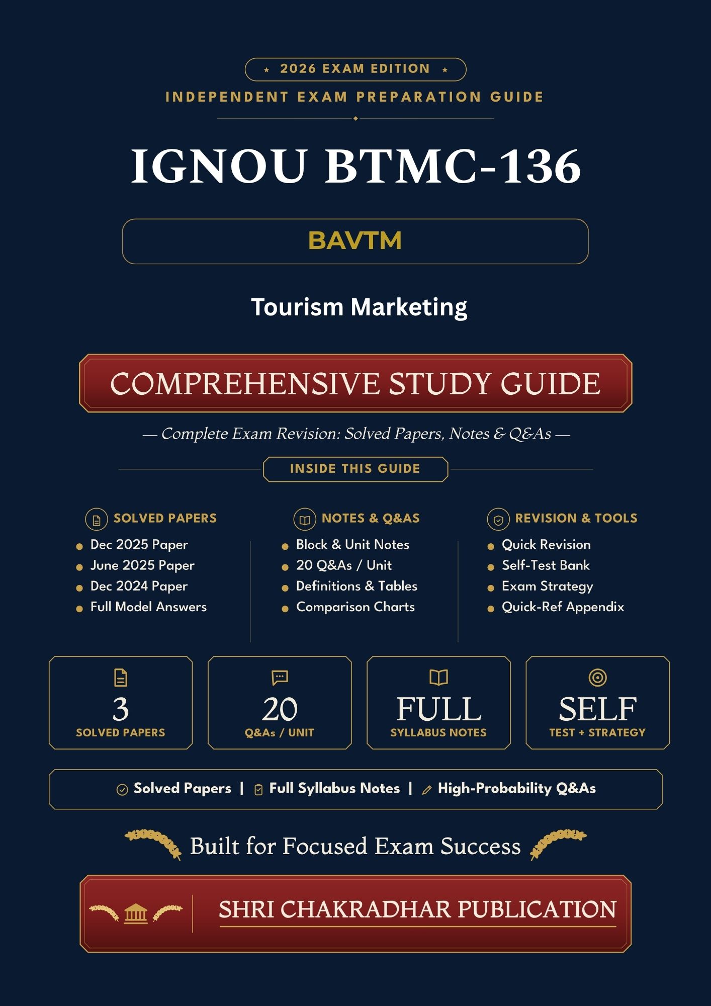 IGNOU BTMC-136 Book (Tourism Marketing) | Study Guide