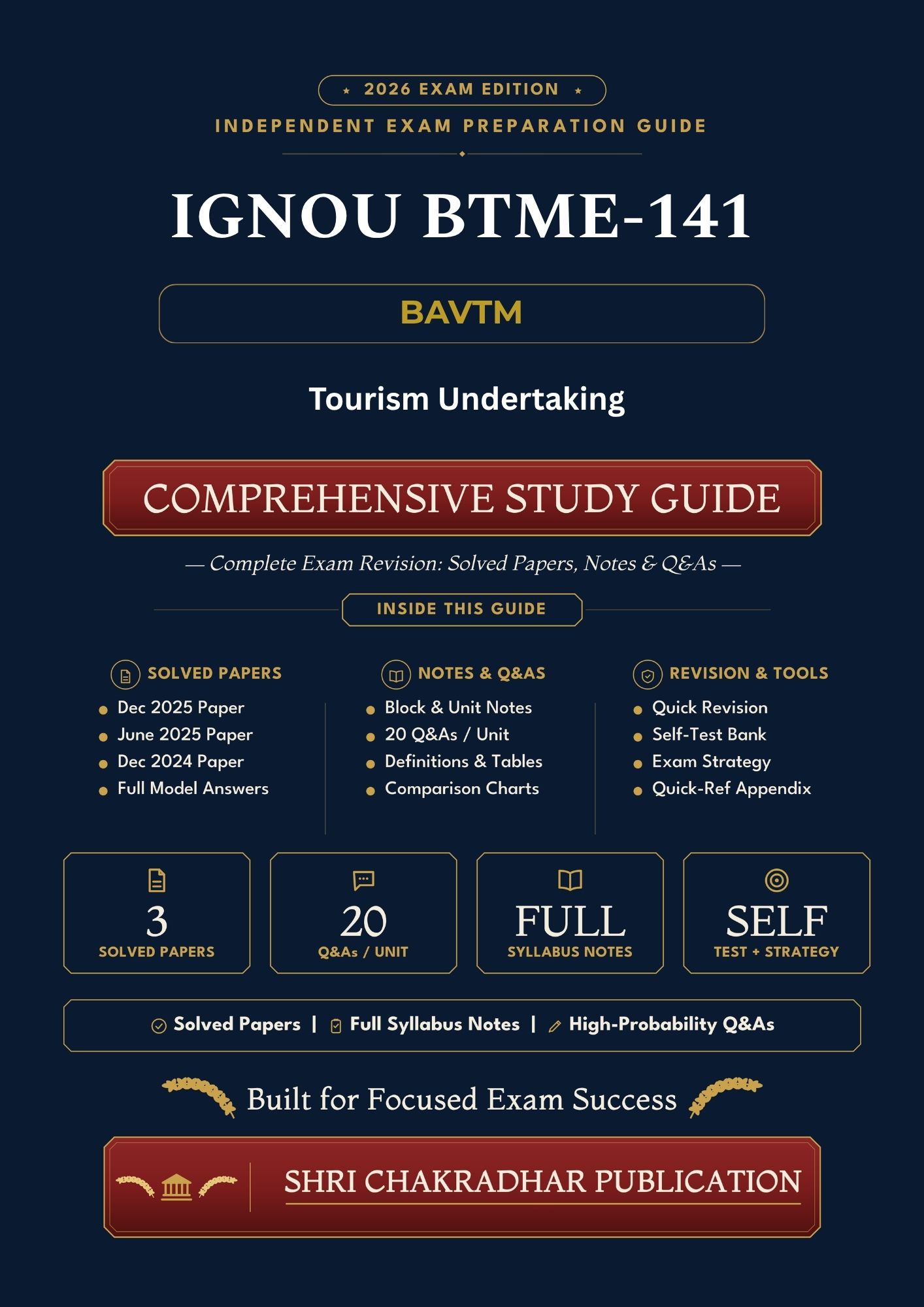 IGNOU BTME-141 Book (Tourism Undertaking) | Study Guide