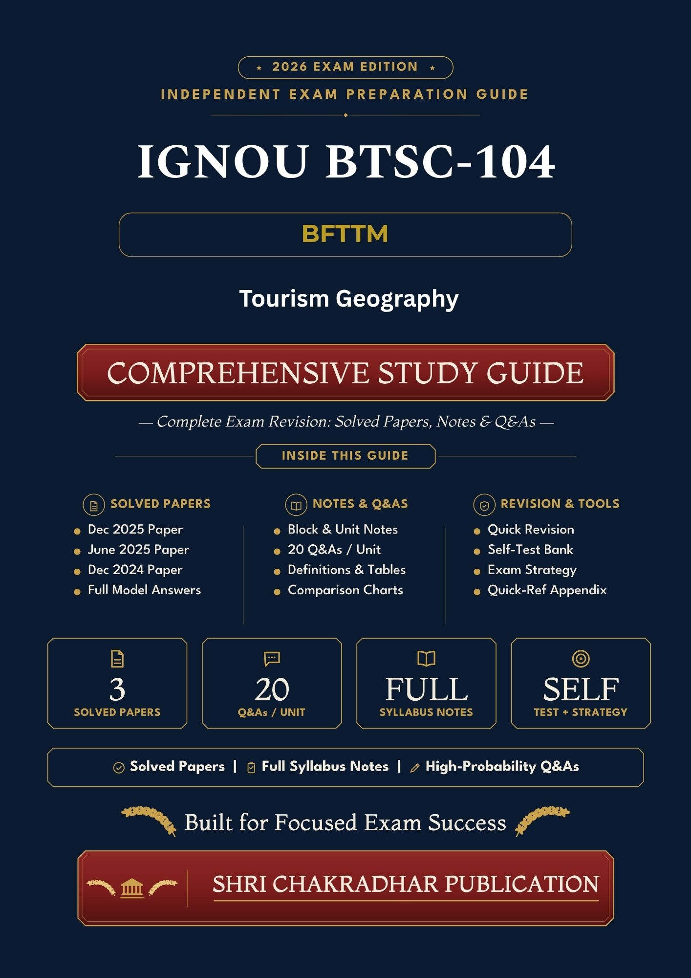 IGNOU BTSC-104 Book (Tourism Geography) | Study Guide