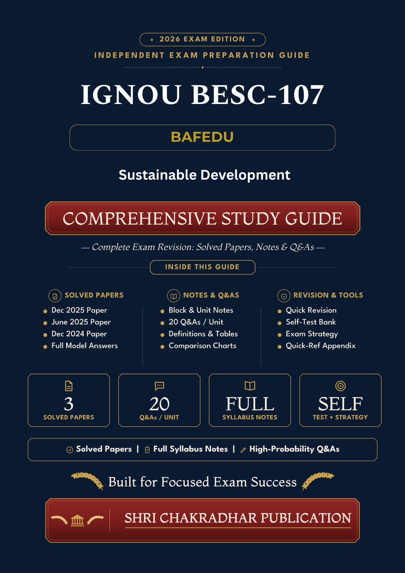 IGNOU BESC-107 Book (Sustainable Development) | Study Guide